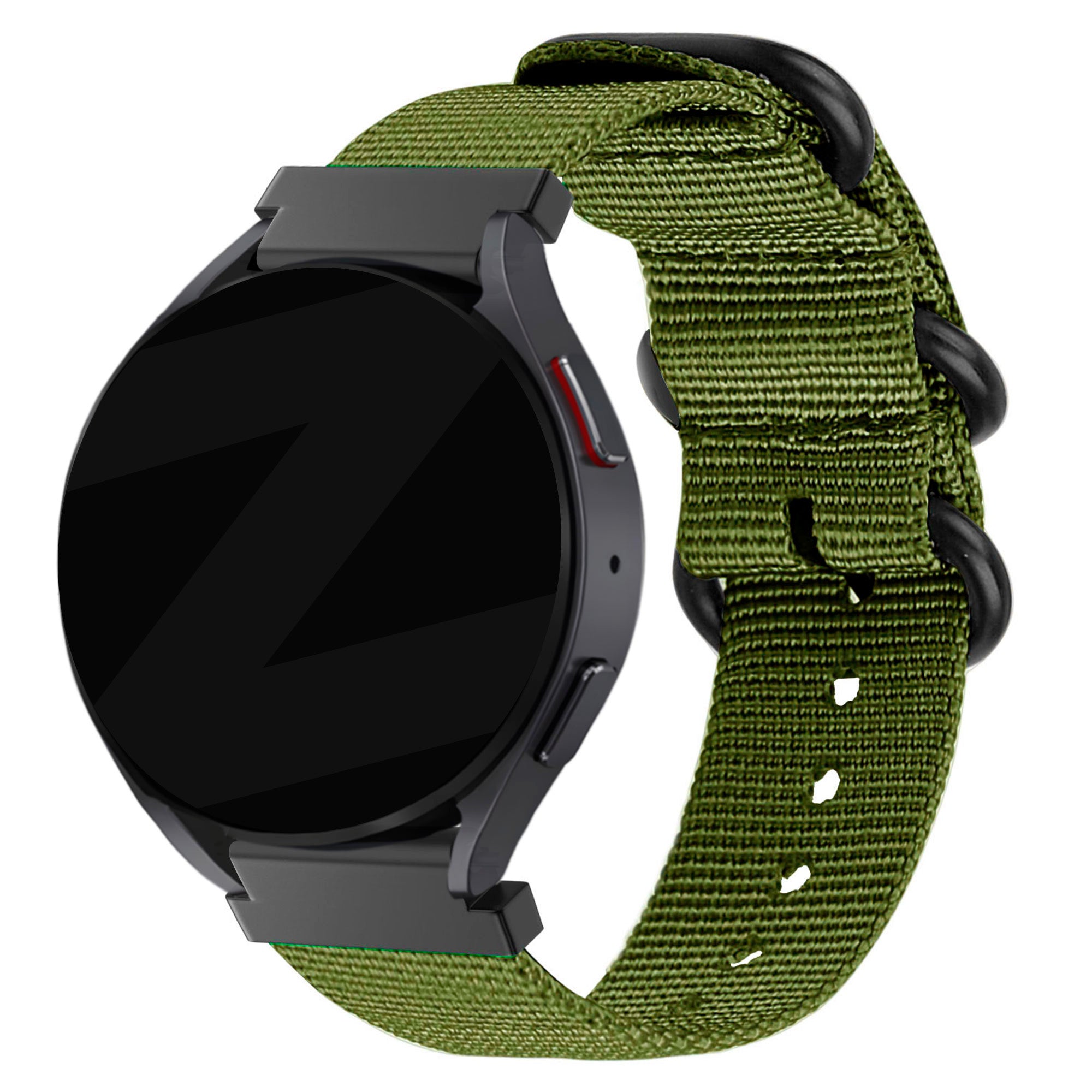 Bandz Xiaomi Mi Watch Buckled Nylon Strap Green