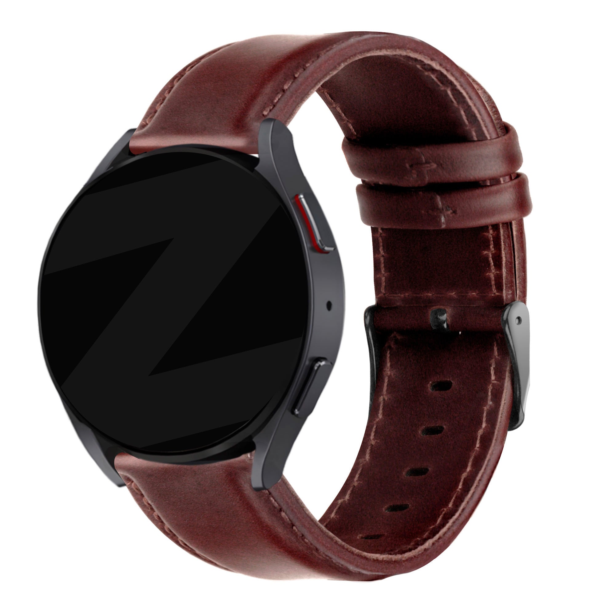 Bandz Xiaomi Mi Watch Leather Strap Classic Dark Brown