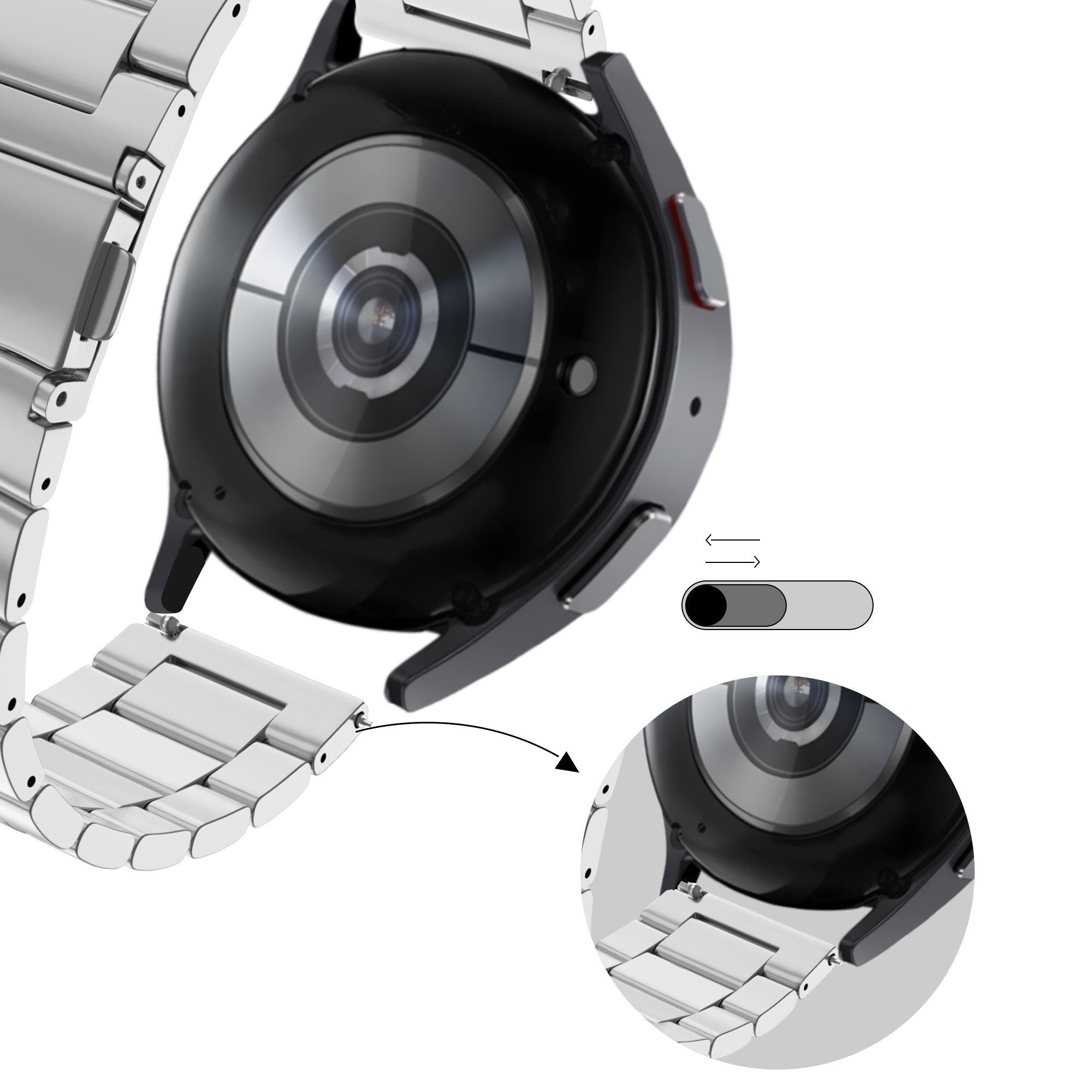 Bandz Coros Apex 2 Steel Strap 'Classic' (Silver)
