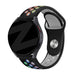 Bandz Samsung Galaxy Watch 4 Classic 42mm Sport Strap 'Deluxe' (Black/Rainbow) Bandz Samsung Galaxy Watch 4 Classic 42mm Sport Strap 'Deluxe' (Black/Rainbow)