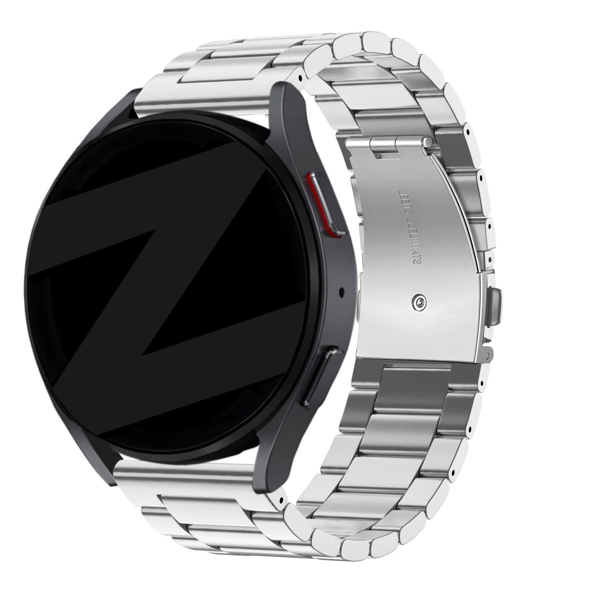 Bandz Huawei Watch 5 - 46mm Steel Strap 'Classic' (Silver)