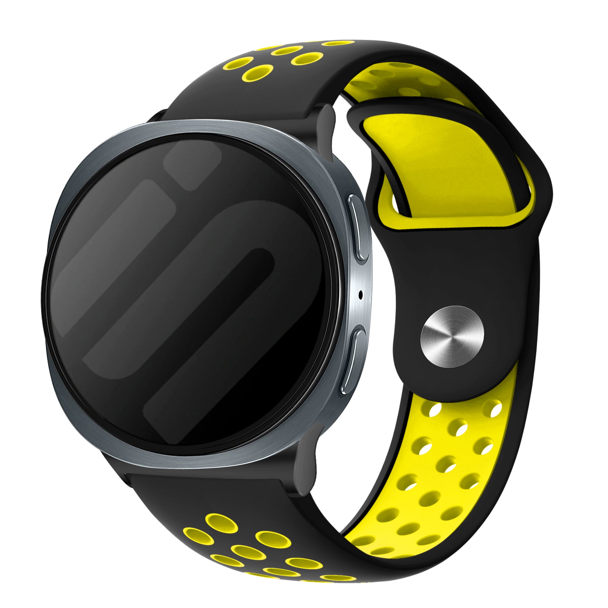 Samsung Galaxy Watch 8 Classic Sport Strap (Black/Yellow)