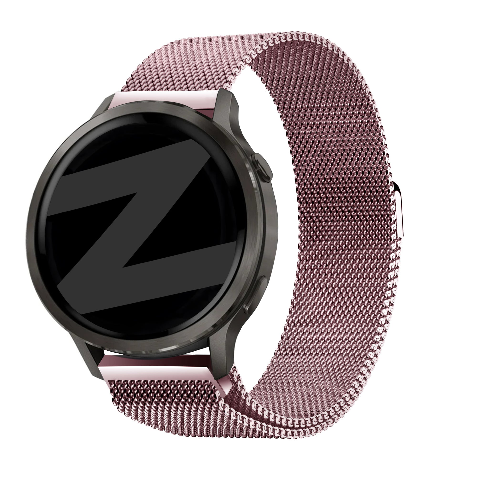 Bandz Garmin Bounce 2 Milanese Loop Strap (Pink)