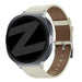 Bandz Samsung Galaxy Watch 8 - 44mm Leather Strap 'Deluxe' (Light Beige) Bandz Samsung Galaxy Watch 8 - 44mm Leather Strap 'Deluxe' (Light Beige)