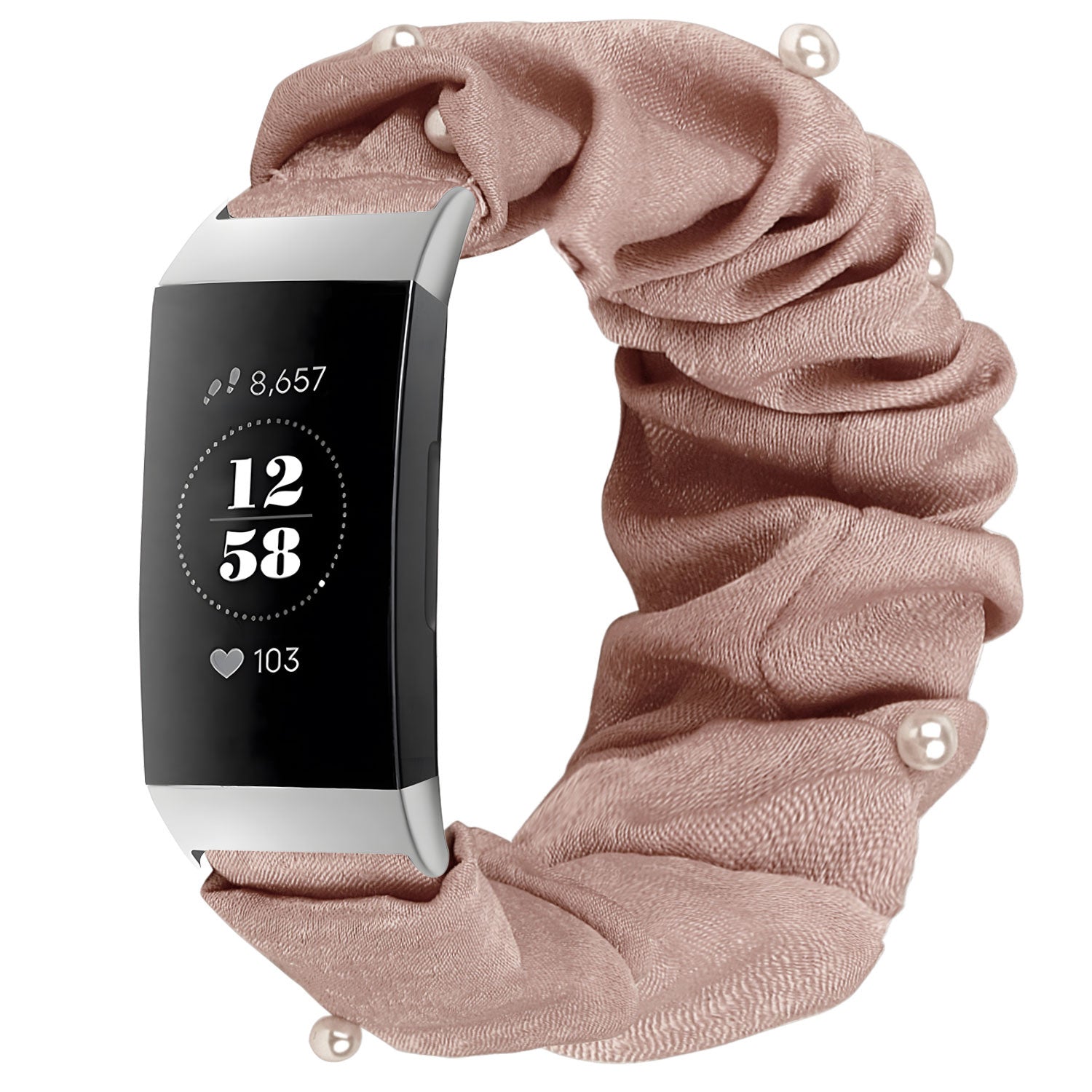 Fitbit charge 3 scrunchie band sale