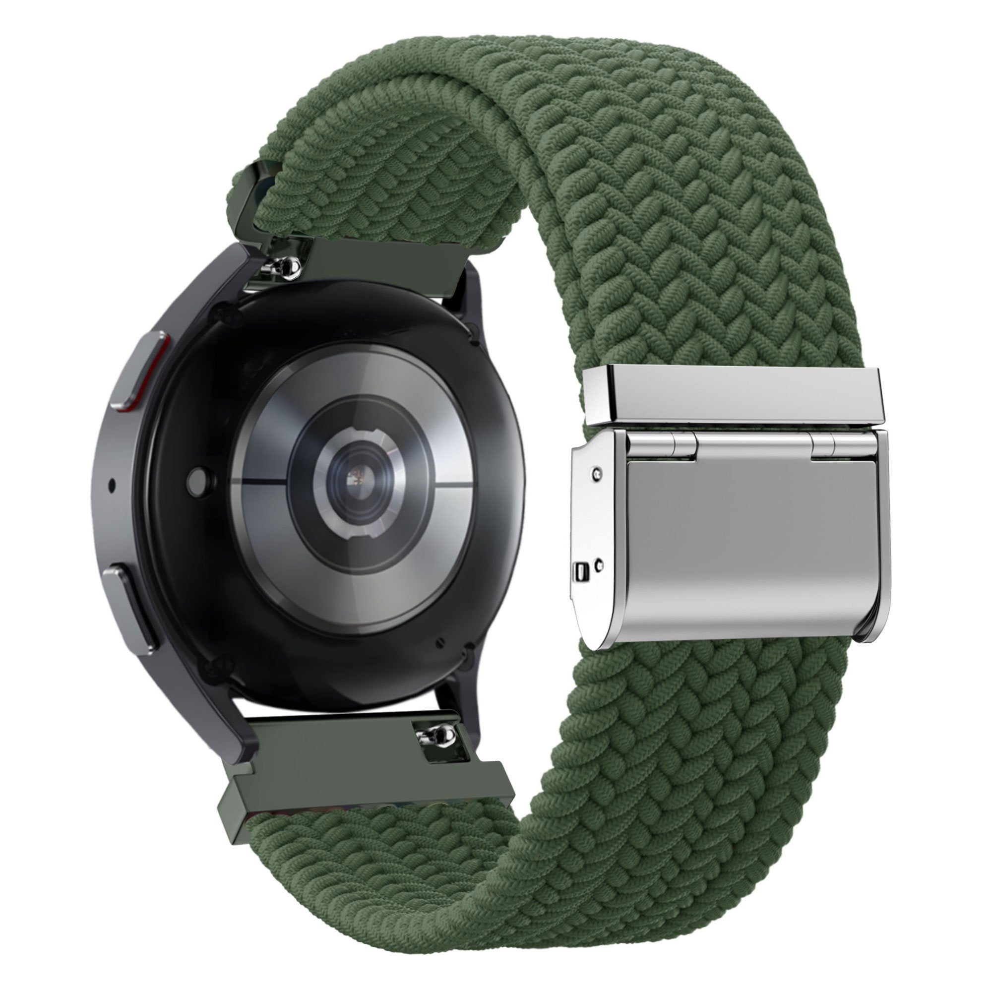 Bandz Garmin Vivoactive 3 Woven Nylon Strap (Olive Green)