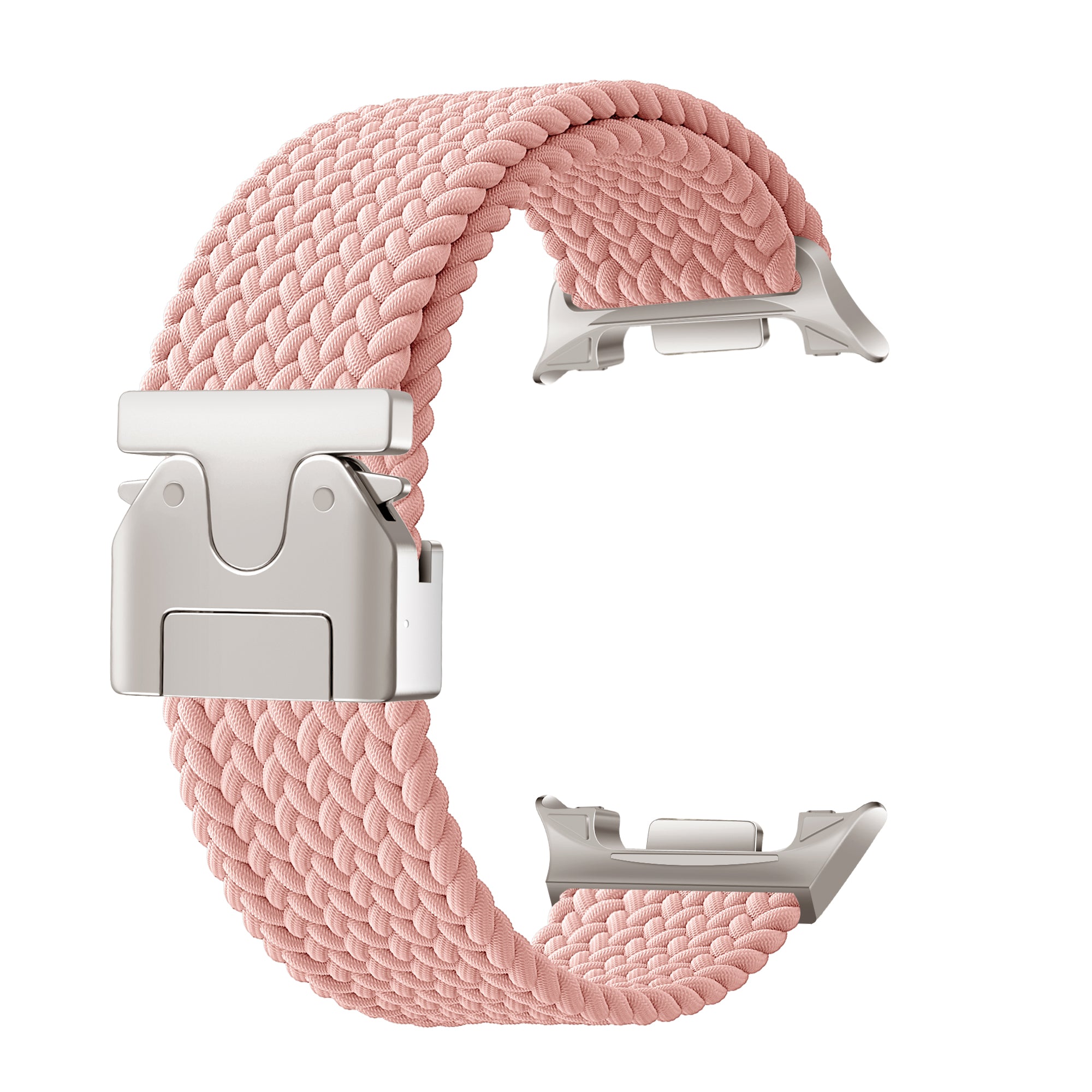 Samsung Galaxy Watch 8 - 40mm Braided Strap with P-Buckle (Pink)