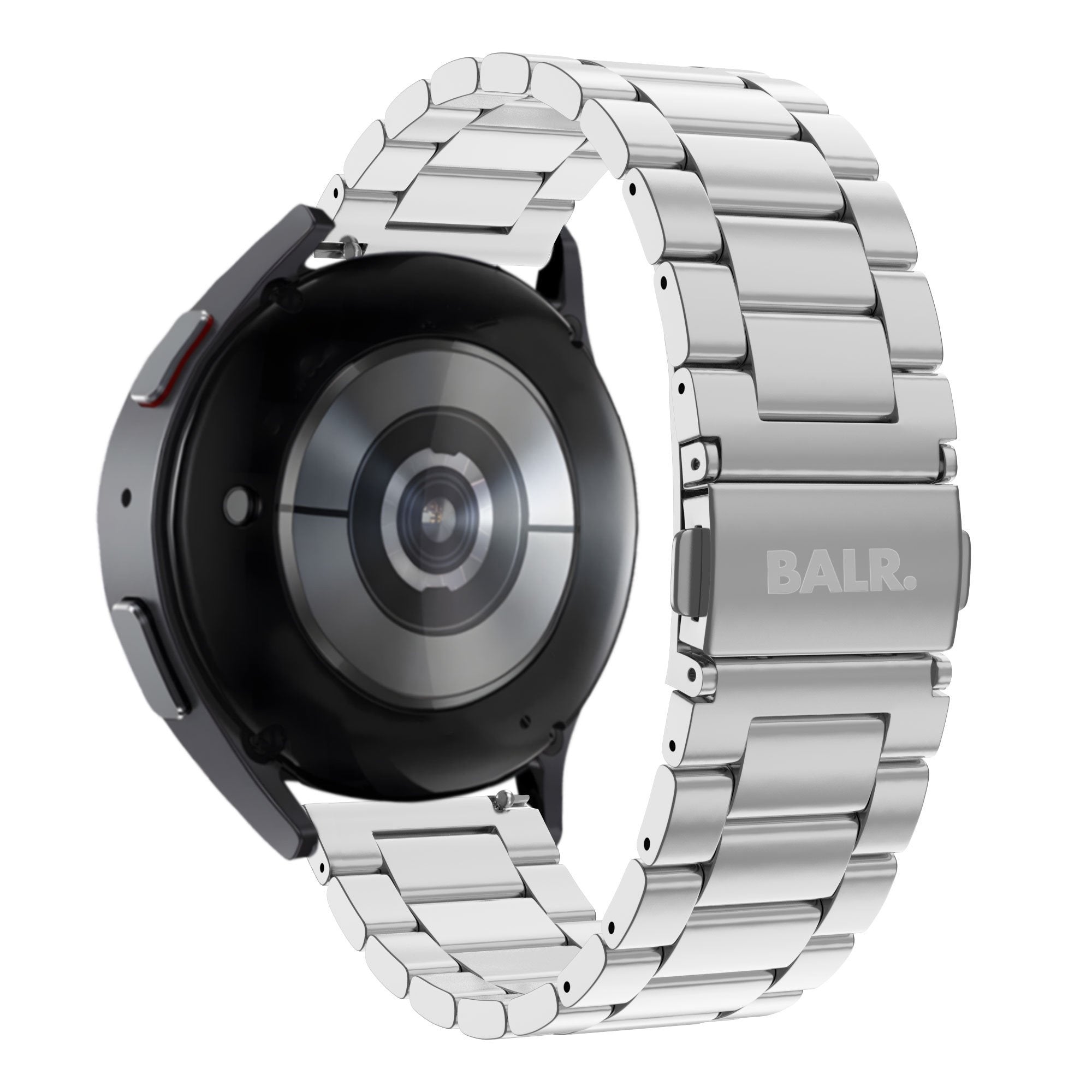 BALR Samsung Galaxy Watch 4 Classic 46mm Steel Link Strap (Silver)
