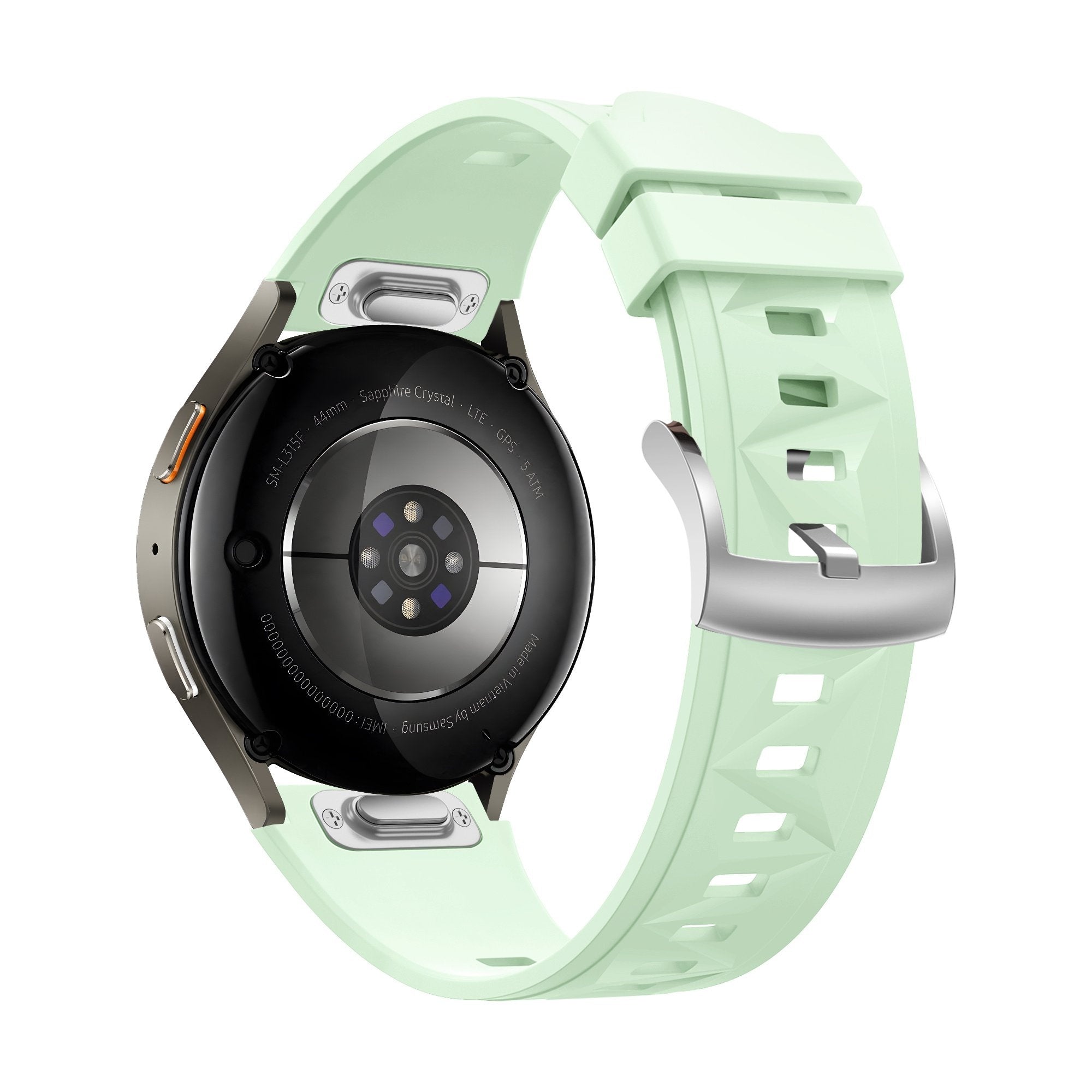 Bandz Huawei Watch GT 5 - 41mm Silicone Strap 'Easy Fit' (Light Green)