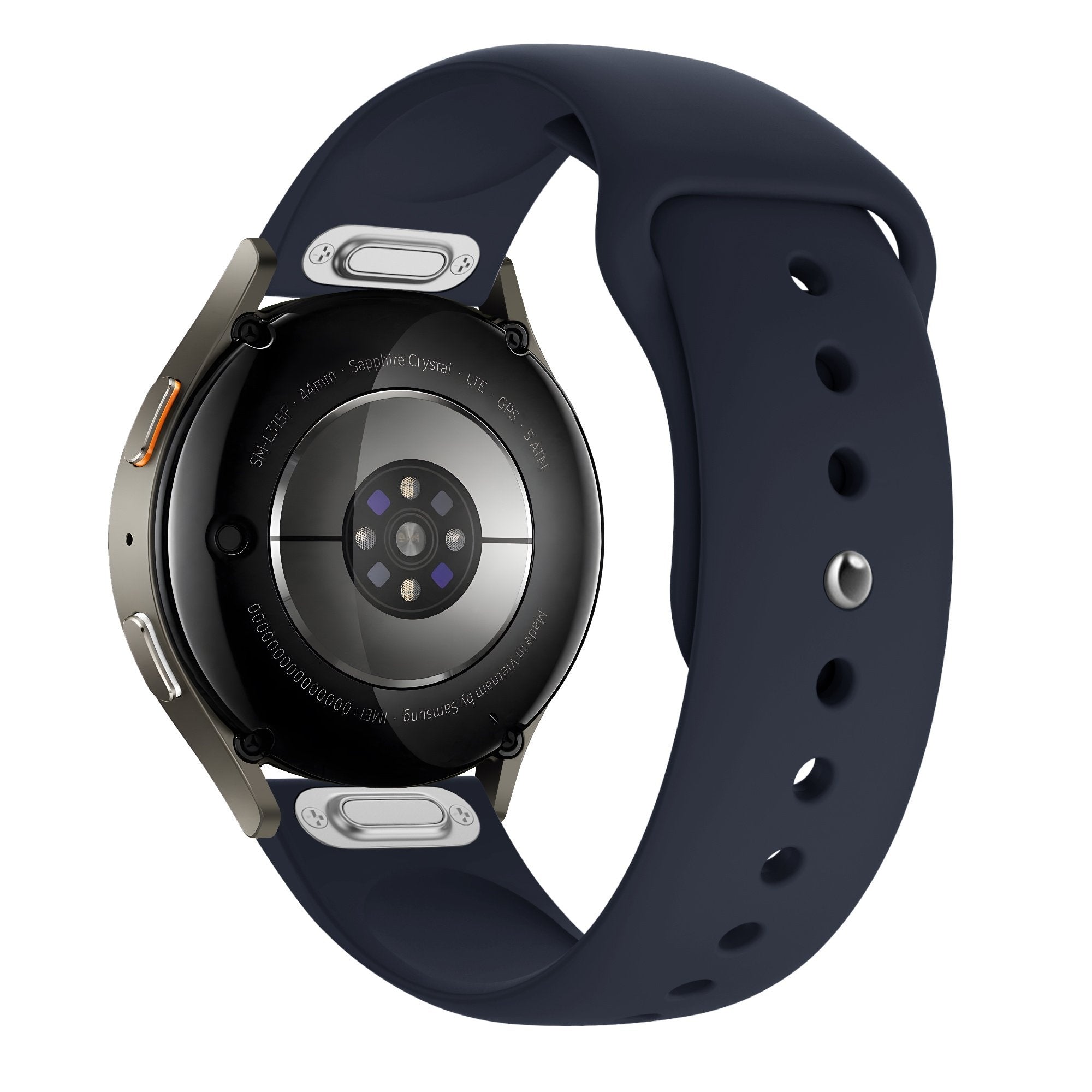 Bandz Amazfit Active 2 Sport Strap 'Easy Fit' (Dark Blue)