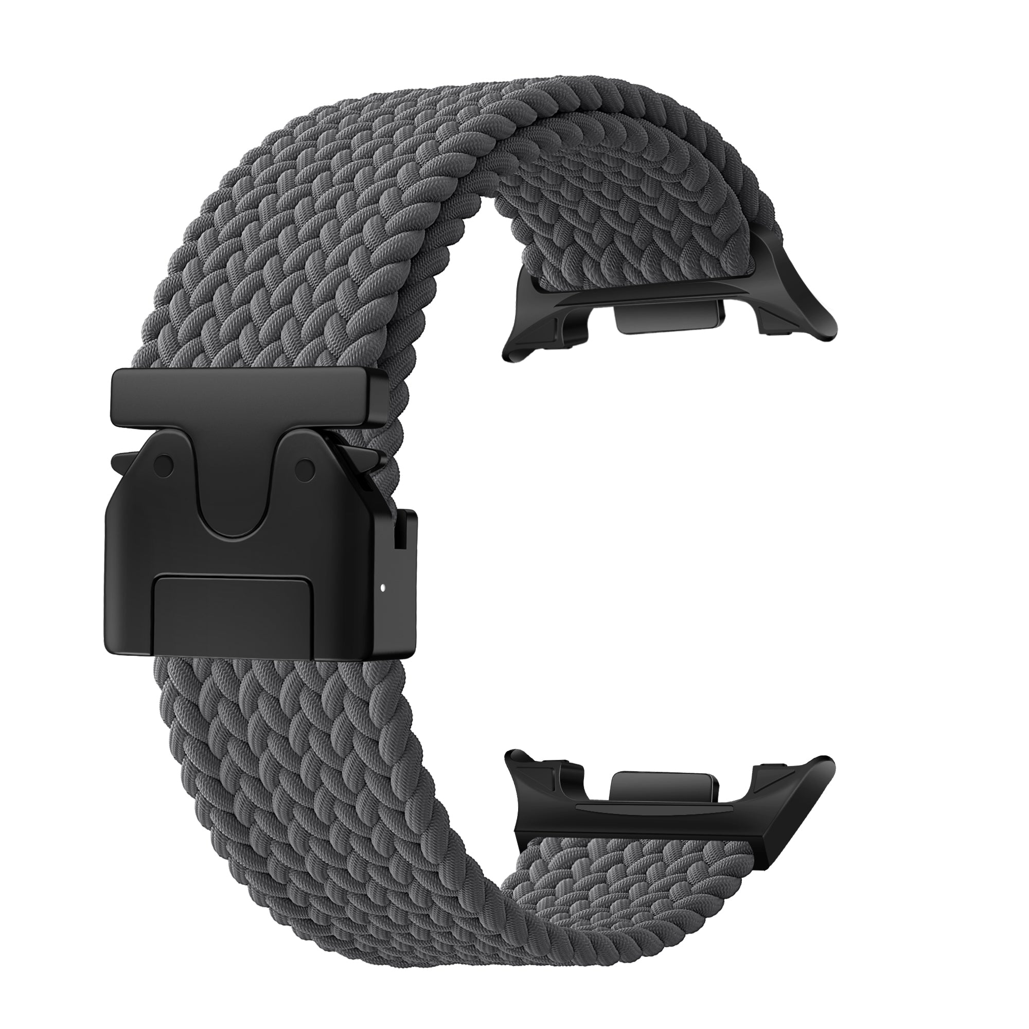 Samsung Galaxy Watch 8 - 40mm Braided Strap with P-Buckle (Dark Grey)