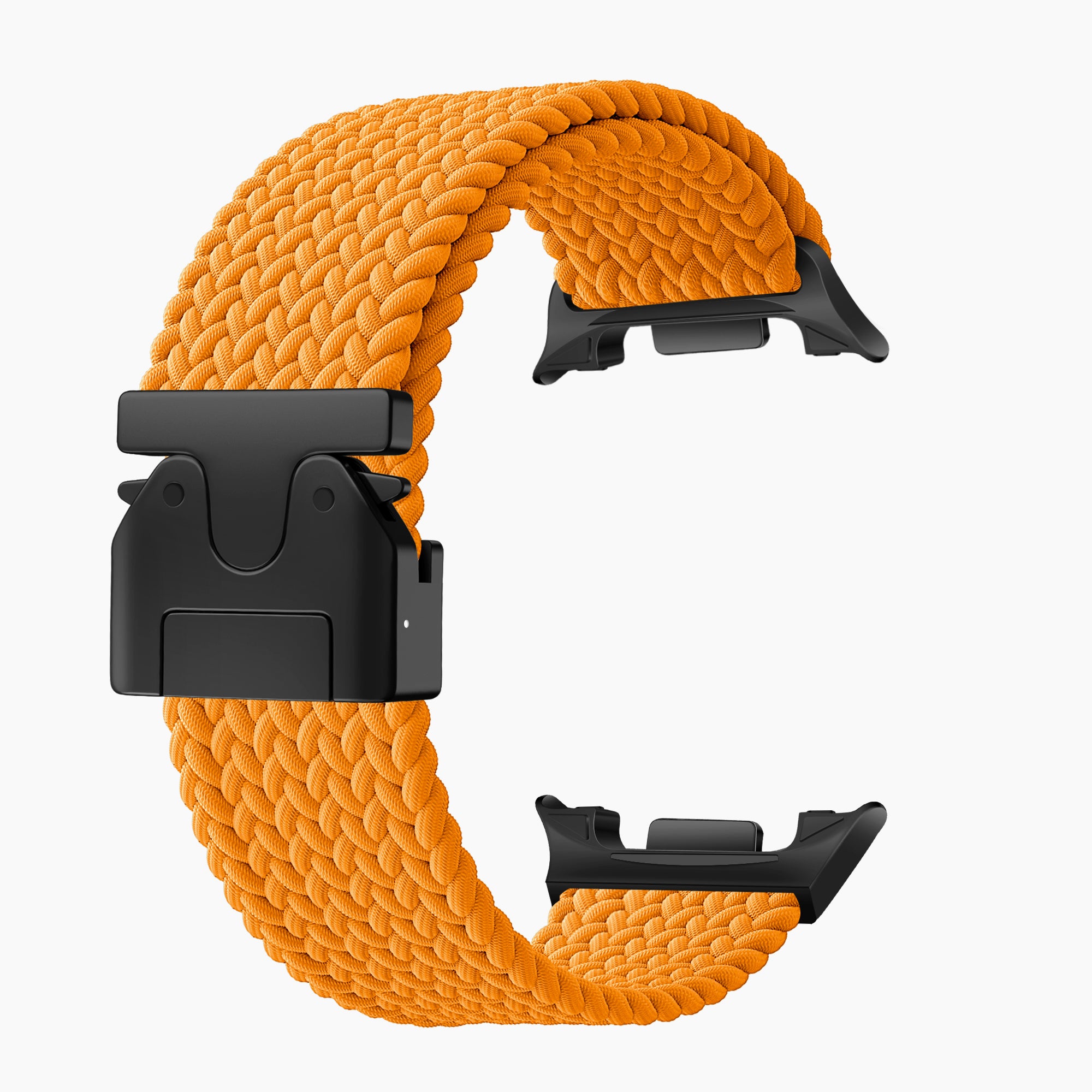 Samsung Galaxy Watch 8 - 44mm Braided Strap with P-Buckle (Orange)