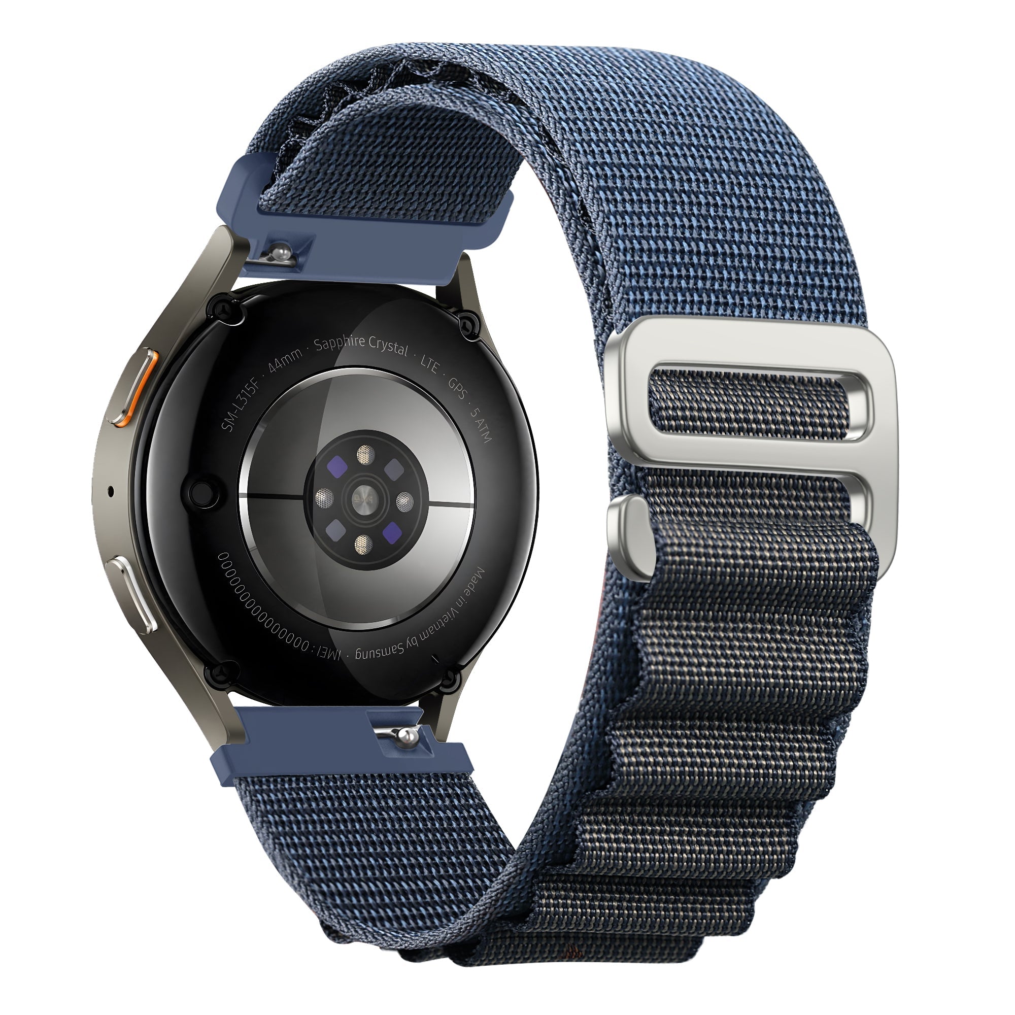 Bandz Amazfit Active 2 Alpine Nylon Strap (Greyblue)