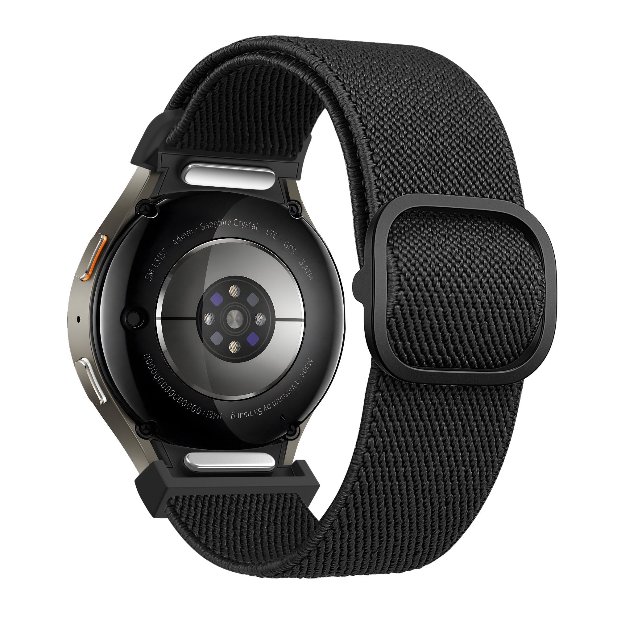 Bandz Samsung Galaxy Watch 5 - 40mm Elastic Strap 'Easy Fit' (Black)