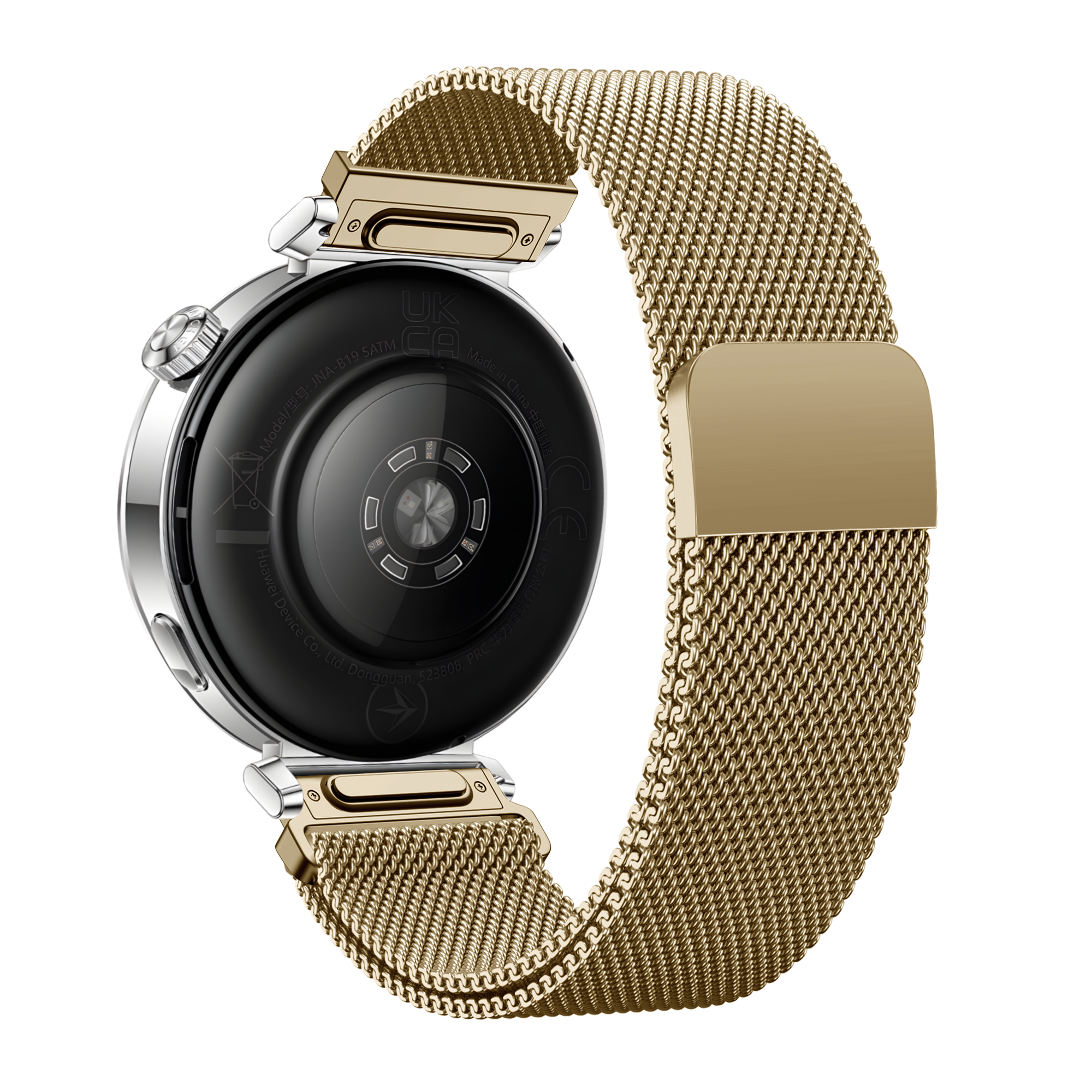 Bandz Huawei Watch GT 6 - 41mm Milanese Strap 'Easy fit' (Gold)