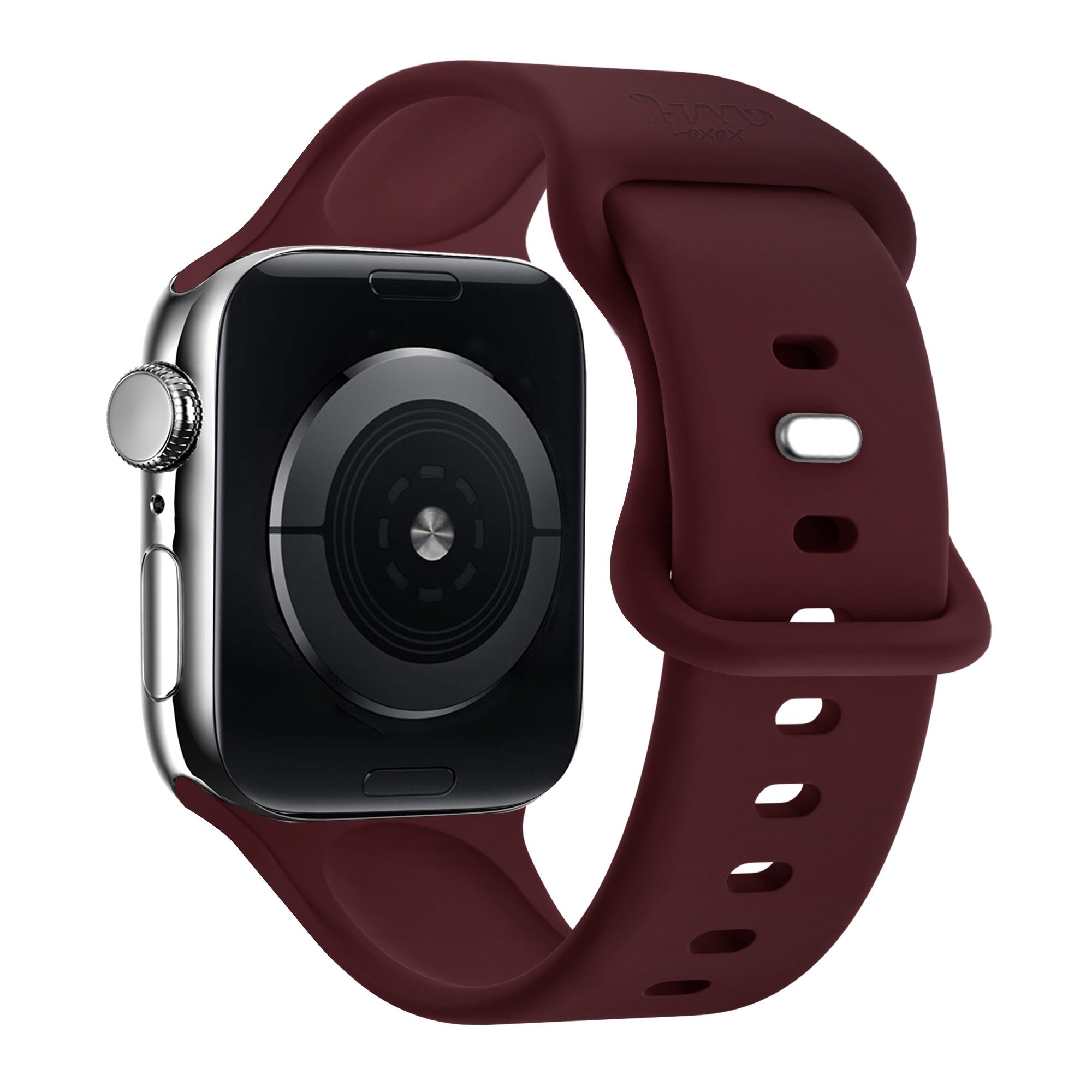 xoxo Wildhearts Apple Watch Silicone Strap (Burgundy)