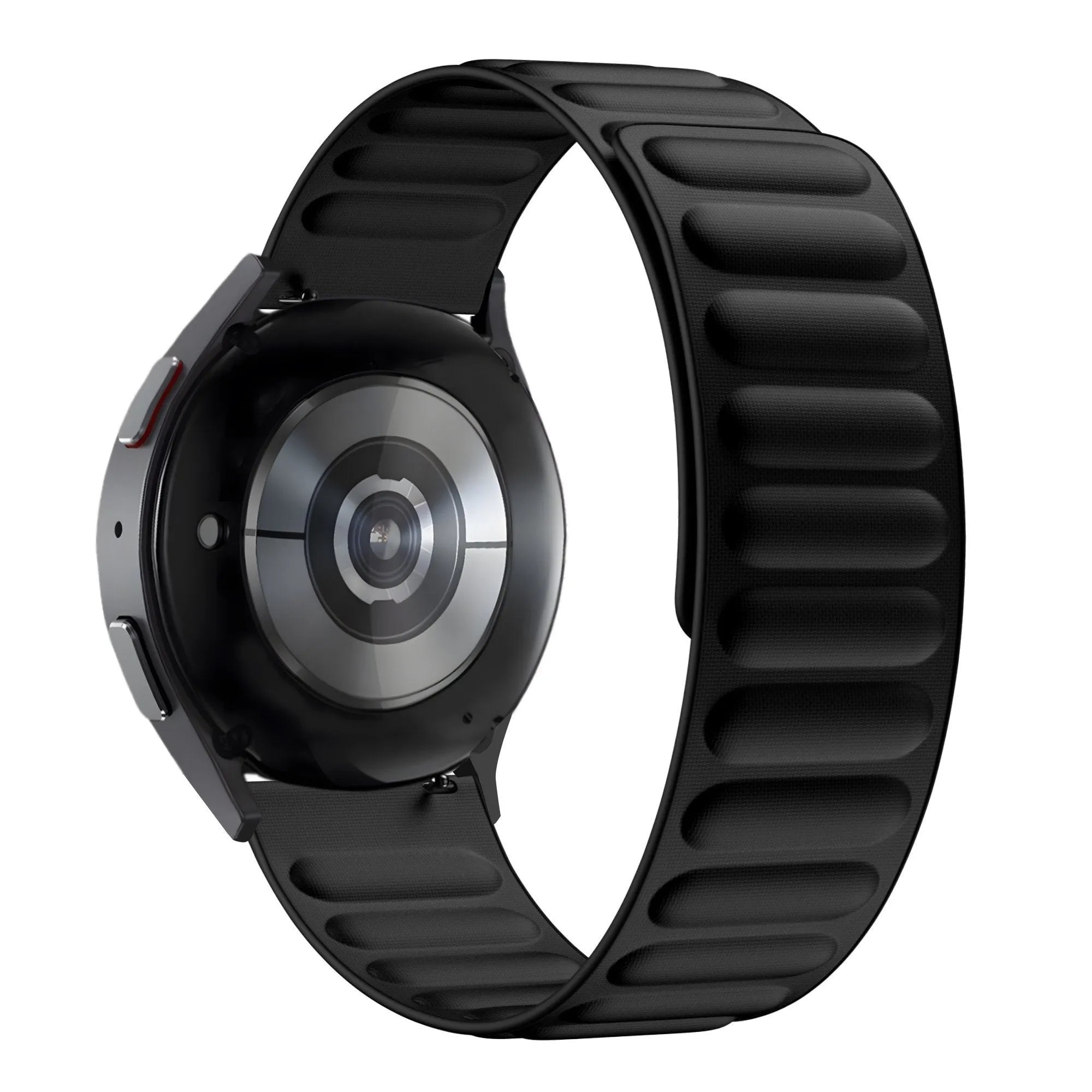 Bandz TicWatch 22mm Magnetic Fine Woven Band (Black)