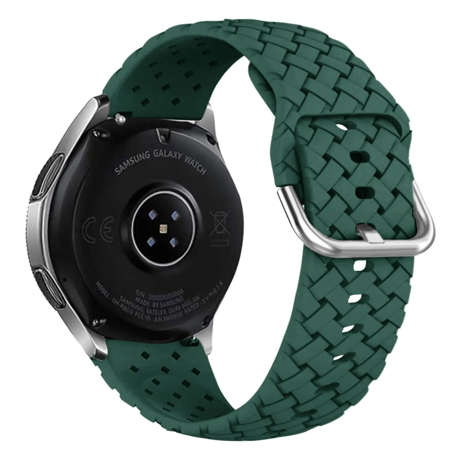 Coros Apex 2 Braided Silicone Strap (Dark Green)