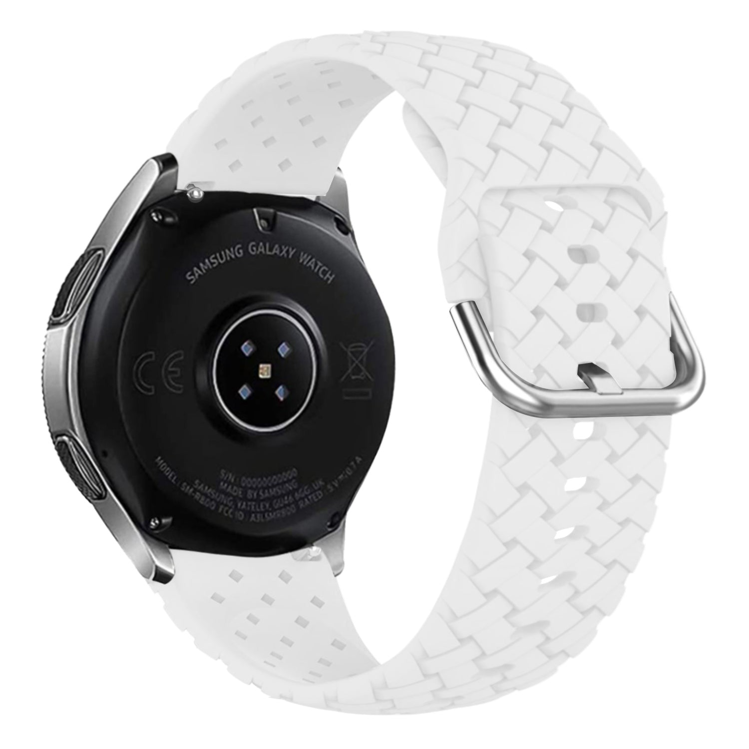 Withings ScanWatch 2 - 42mm Braided Silicone Strap (White)