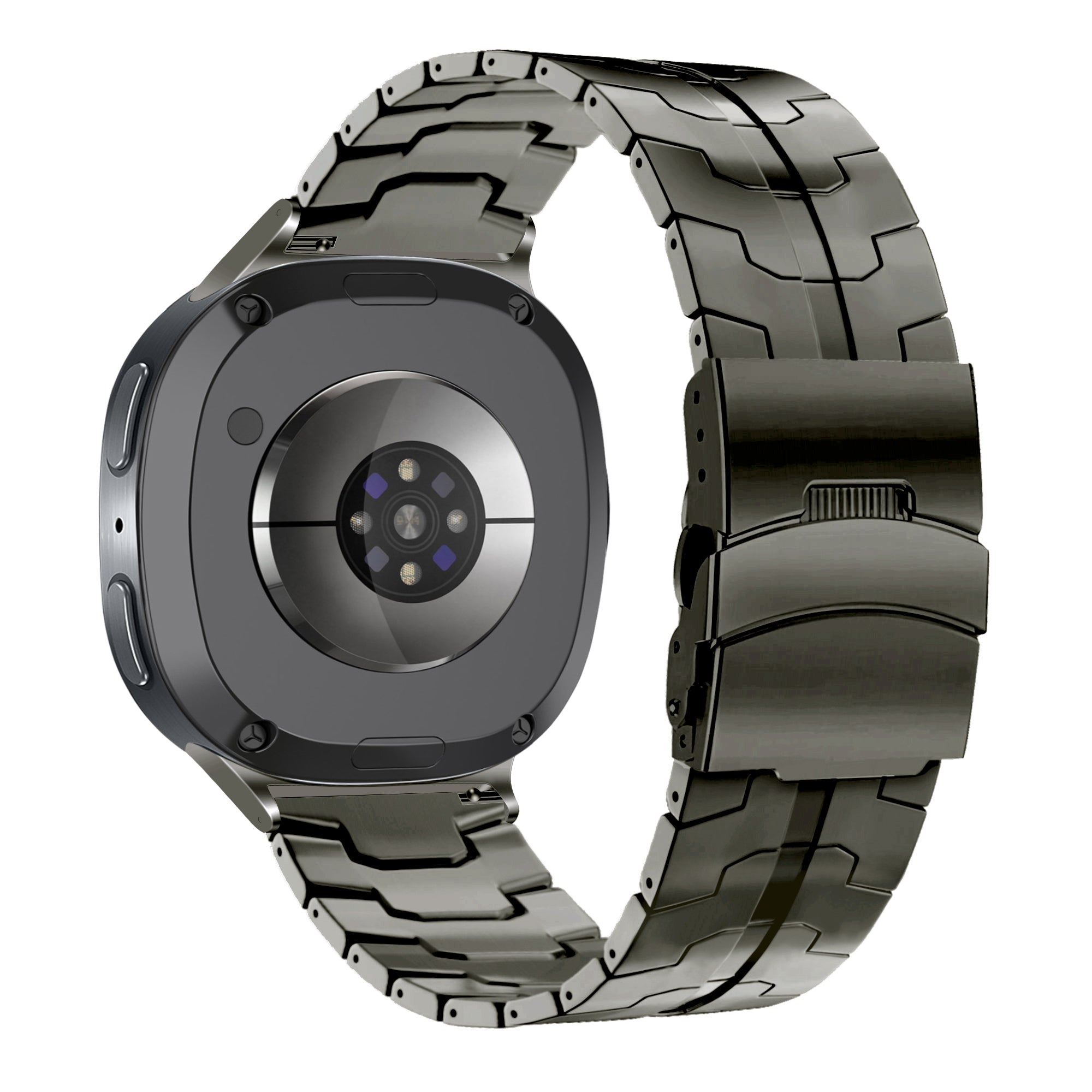 Bandz Samsung Galaxy Watch 8 - 40mm Steel Strap 'Iron' (Graphite)