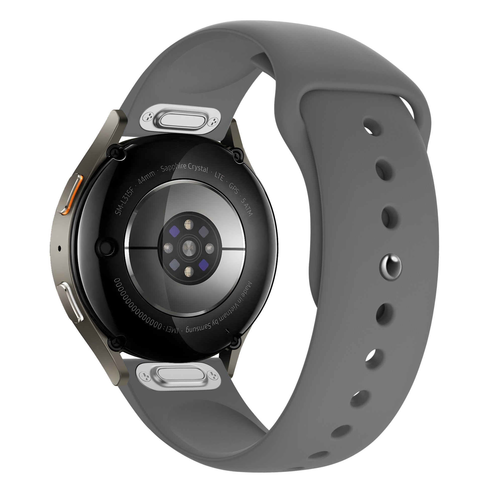 Bandz Amazfit Active 2 Sport Strap 'Easy Fit' (Grey)