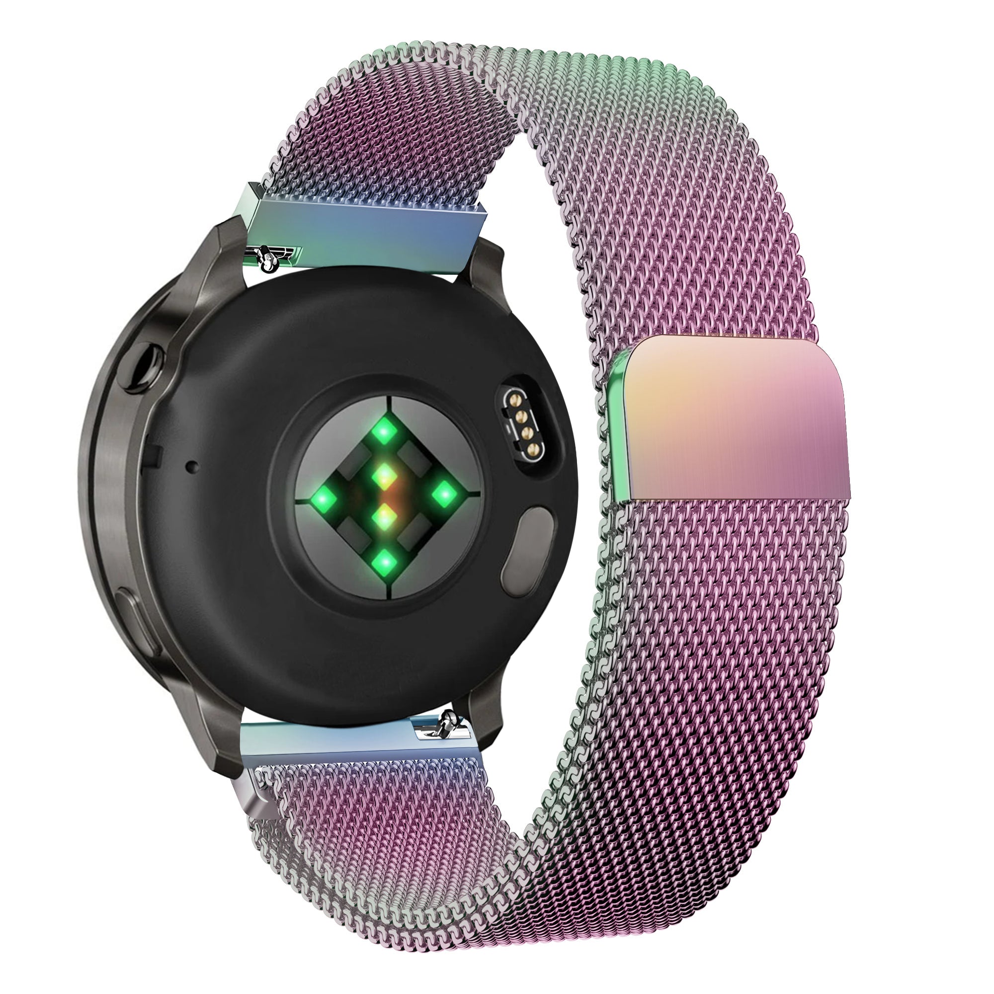 Bandz Garmin Bounce 2 Milanese Loop Strap (Pearlescent)