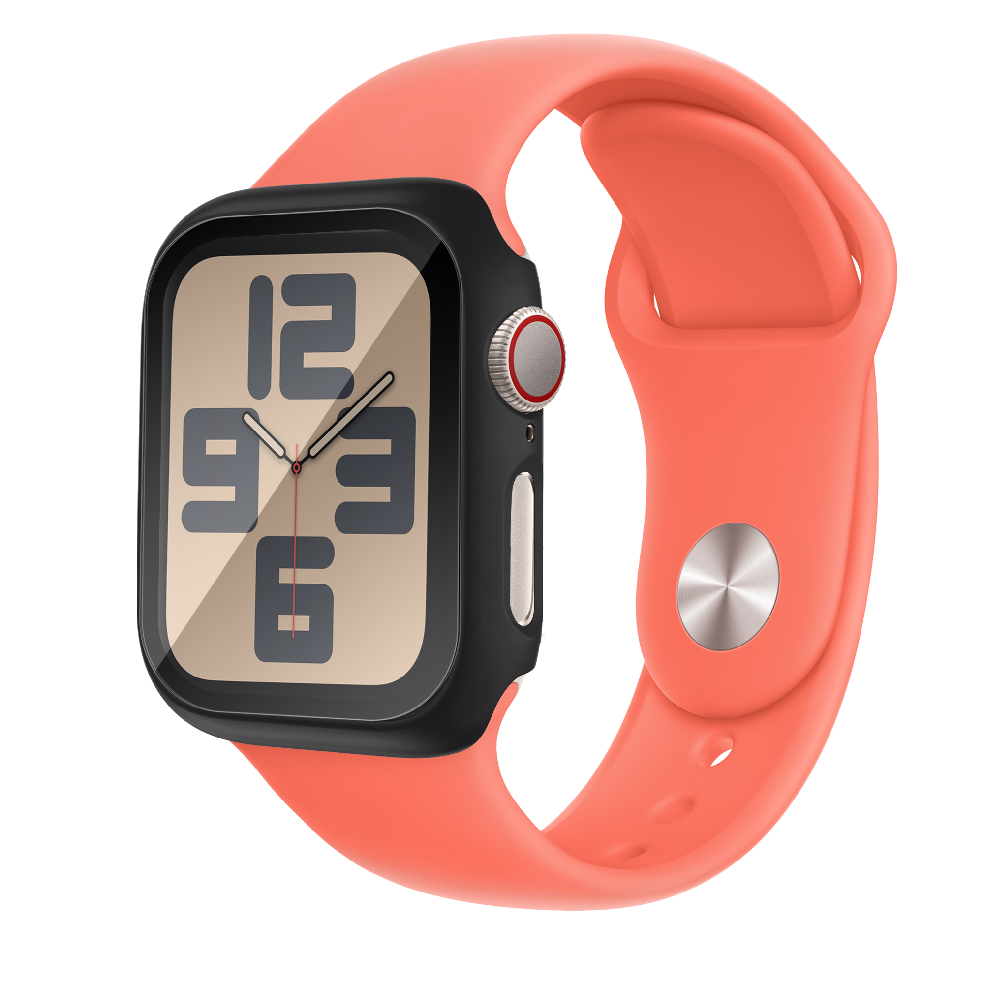 Bandz Apple Watch 10 - 46mm PC Case with Glass (Black)