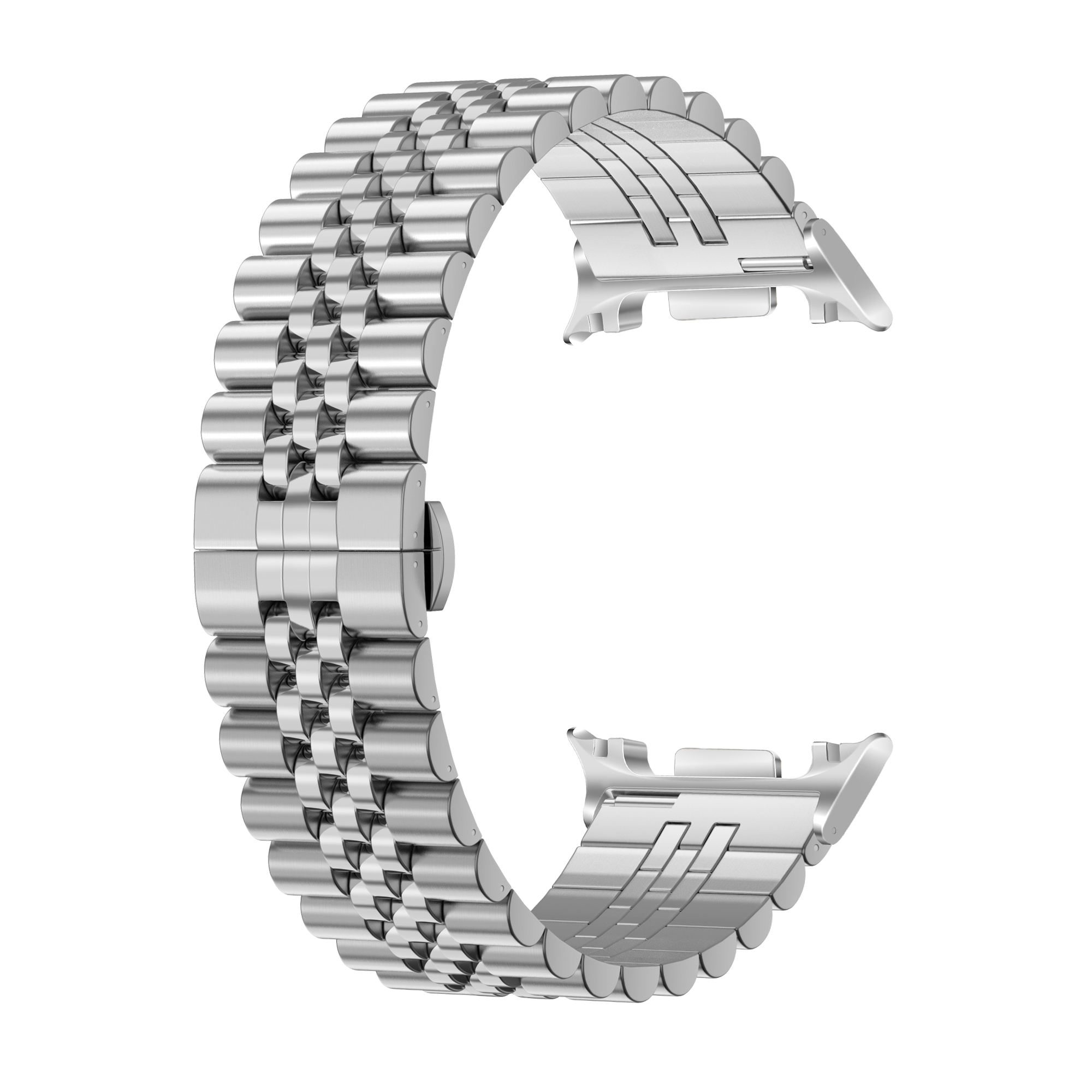 Samsung Galaxy Watch 8 - 44mm Jubilee Steel Strap (Silver)