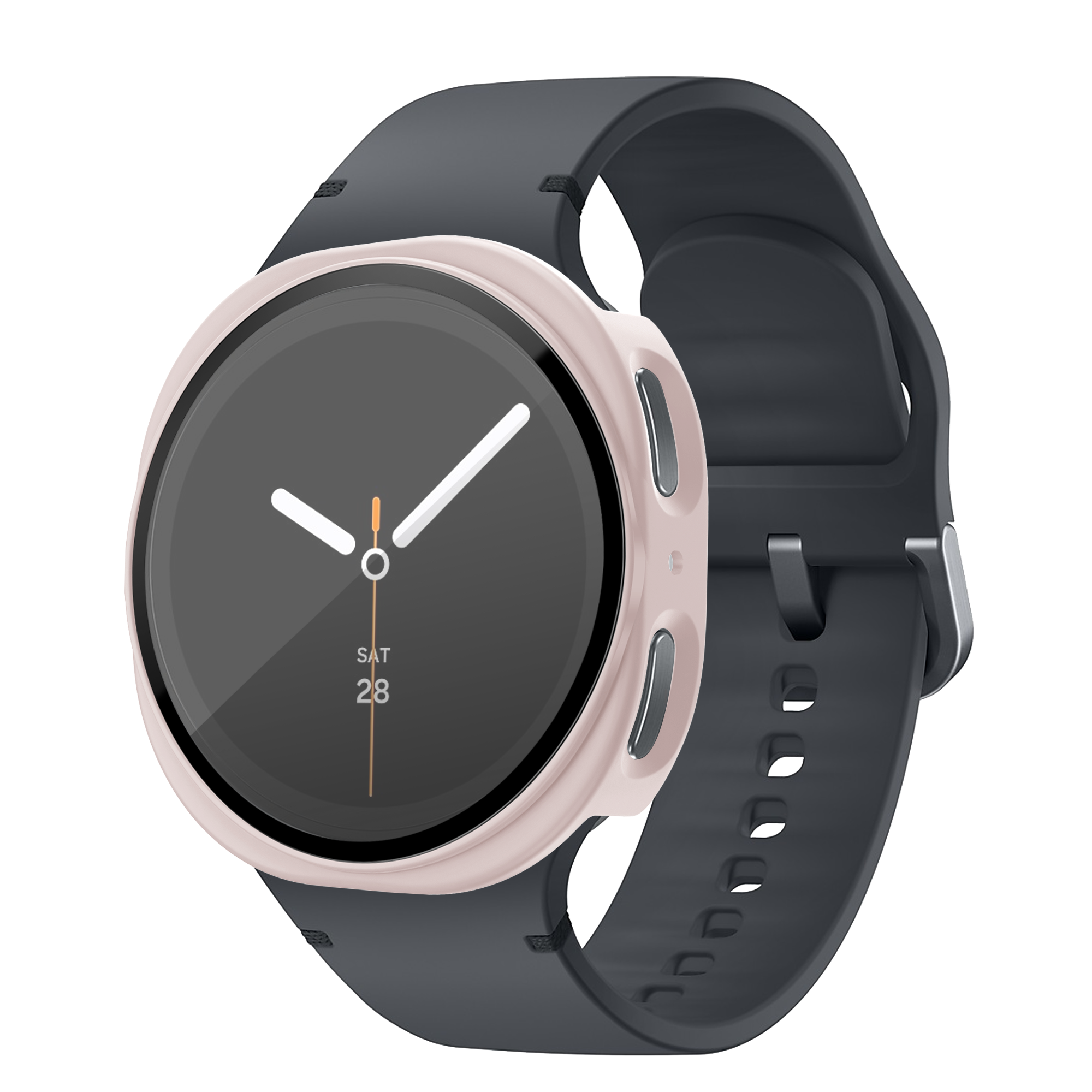 Bandz Samsung Galaxy Watch 8 - 40mm PC Cover with Glass (Pink)