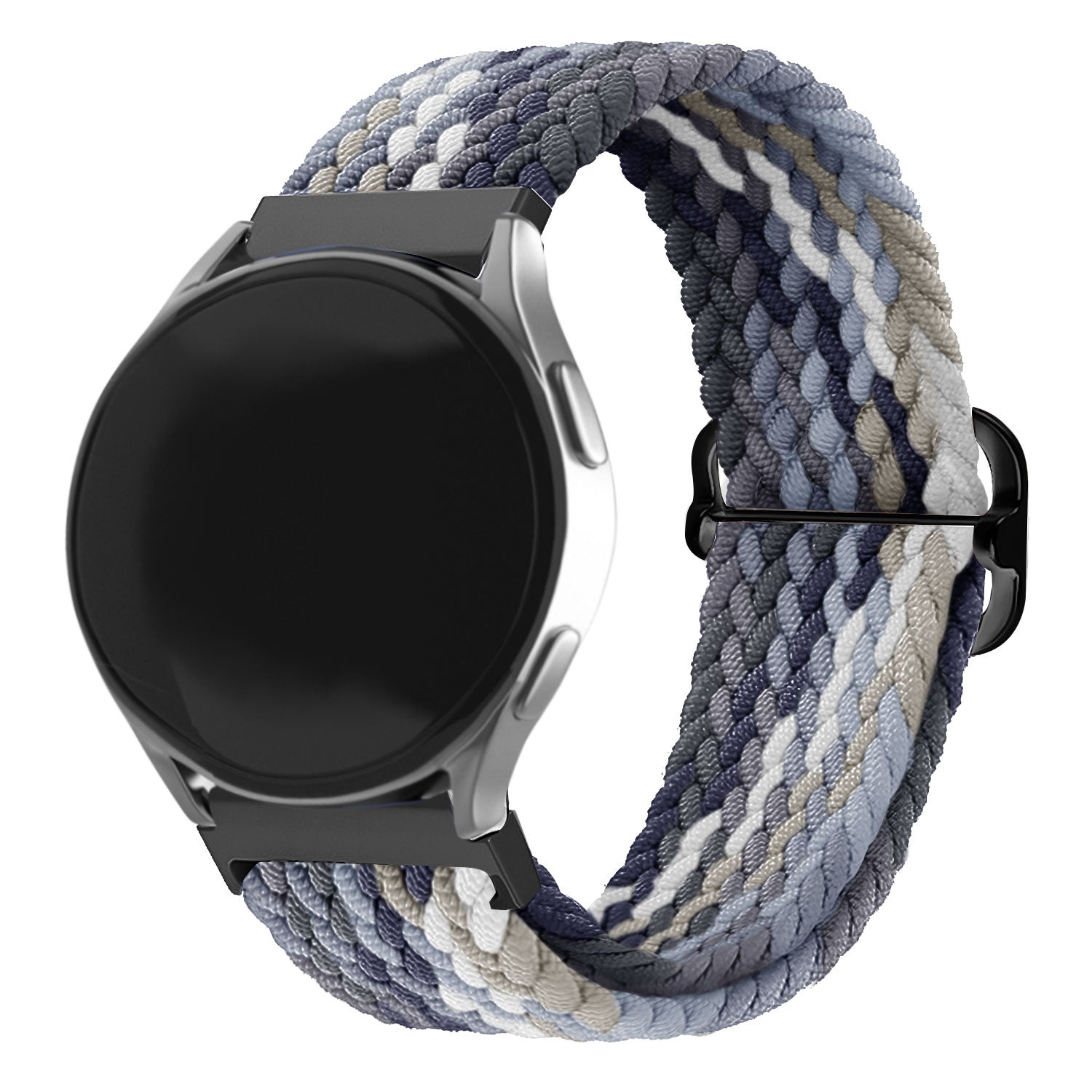 Amazfit GTS 4 Adjustable Braided Strap (Black/White)