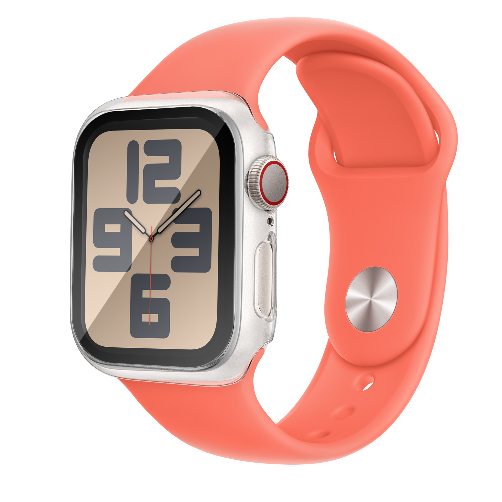 Bandz Apple Watch 10 - 46mm PC Case with Glass (Transparent)