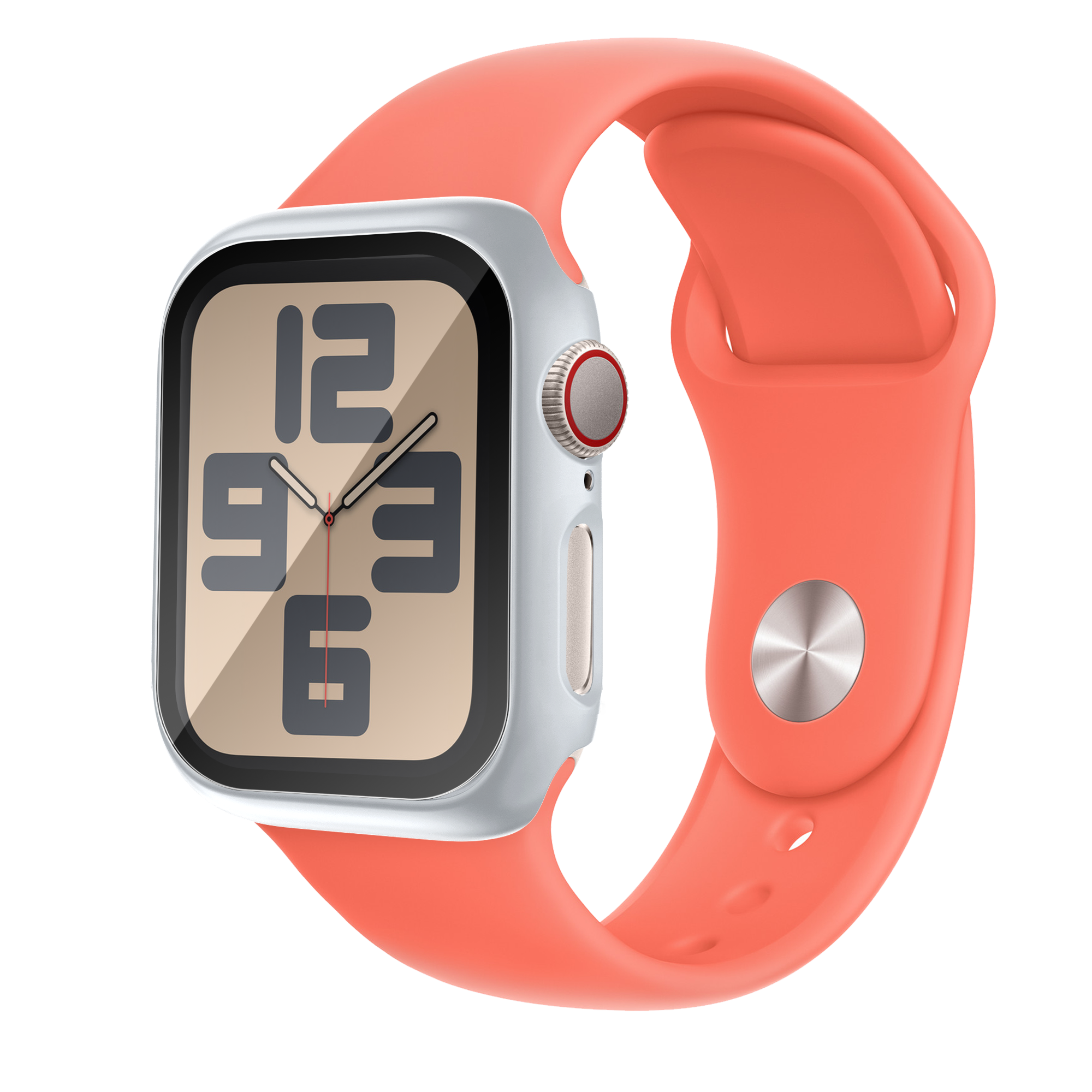 Bandz Apple Watch 11 - 46mm PC Cover with Glass (Silver)