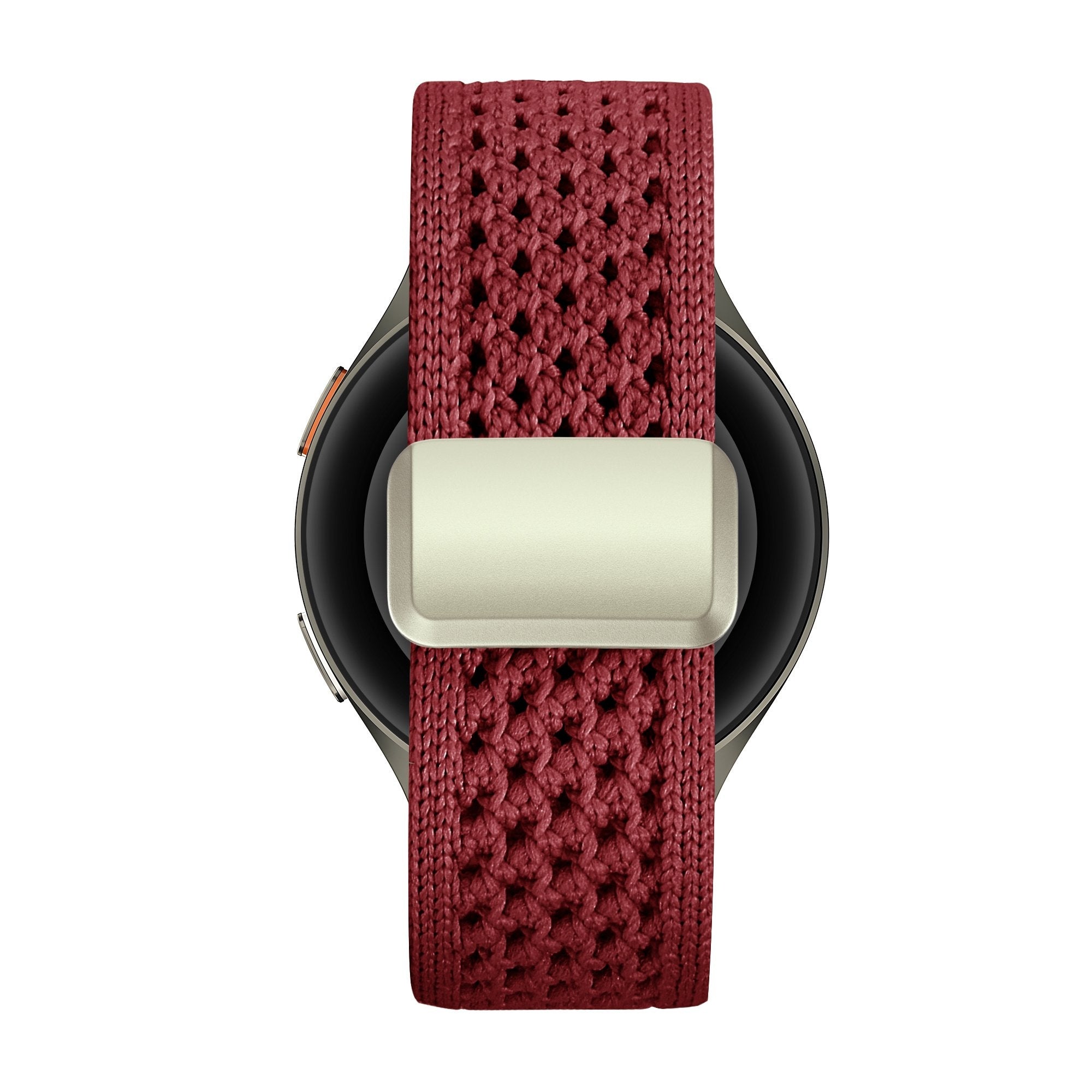 Bandz Samsung Galaxy Watch 6 - 40mm Vintage Nylon Strap (Wine Red)