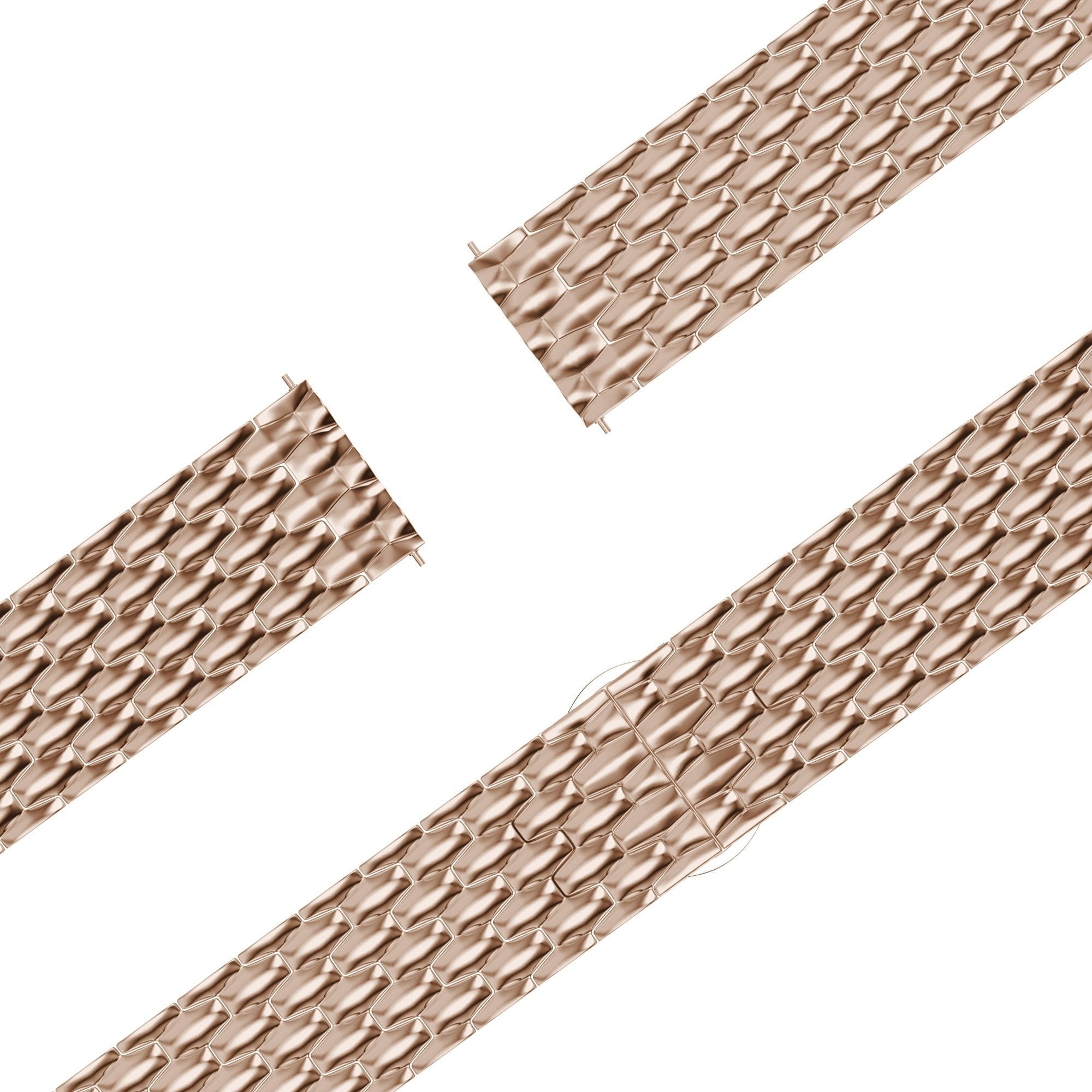 Bandz Coros Apex 42mm Steel Strap 'Dragon' (Rose Gold)