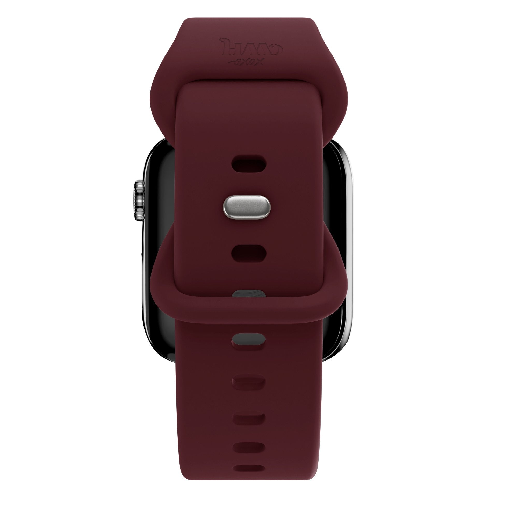 xoxo Wildhearts Apple Watch Silicone Strap (Burgundy)
