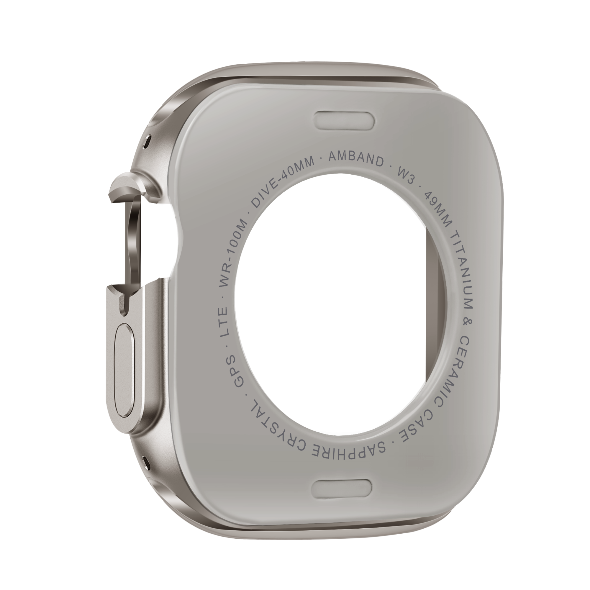 Bandz Apple Watch Ultra - 49mm Metal Case (Titanium)