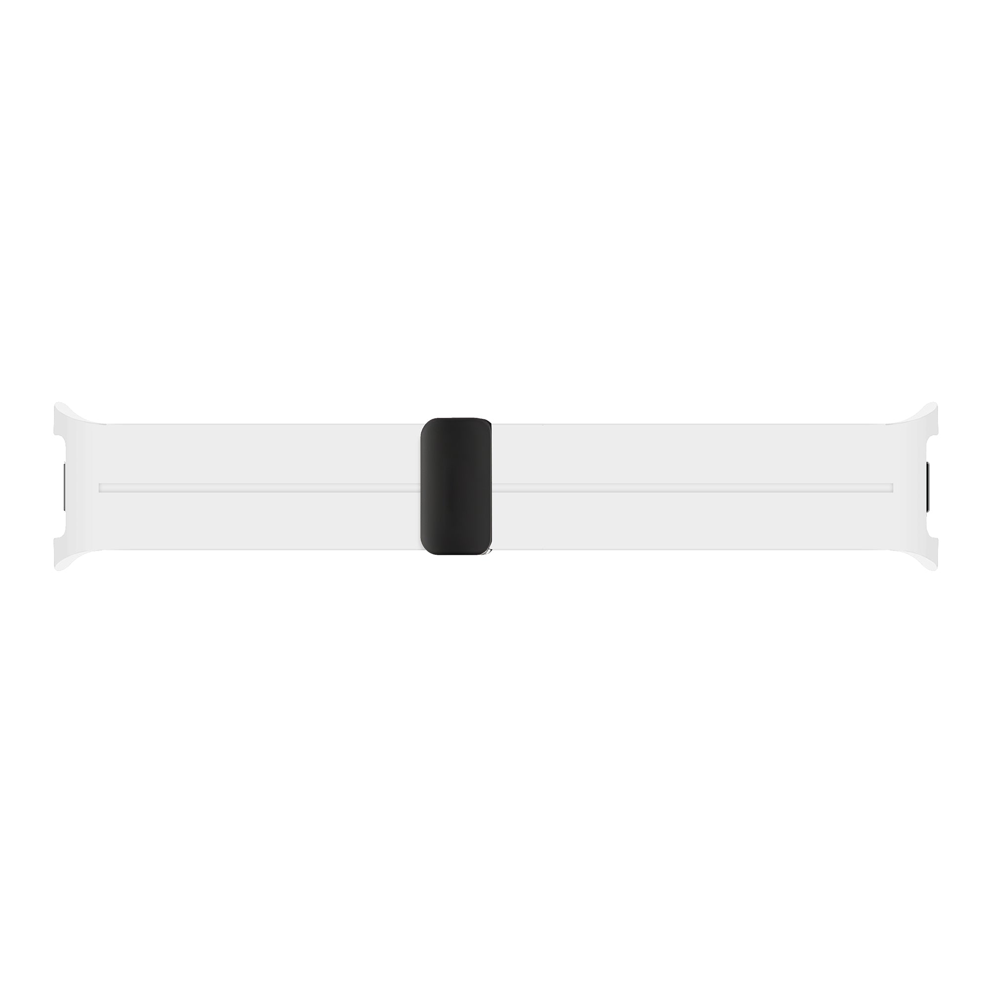 Samsung Galaxy Watch 8 - 40mm D-Buckle Silicone Strap (White)