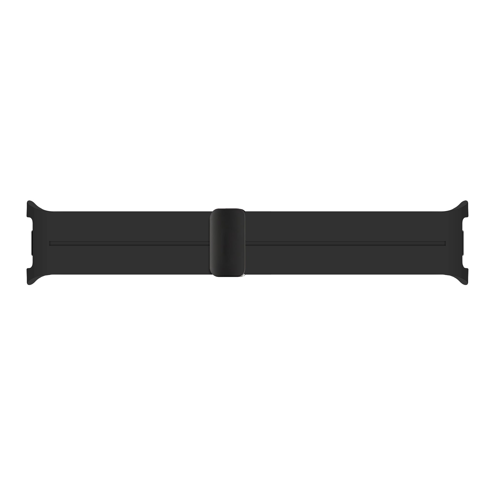 Samsung Galaxy Watch 8 - 40mm D-Buckle Silicone Strap (Black)