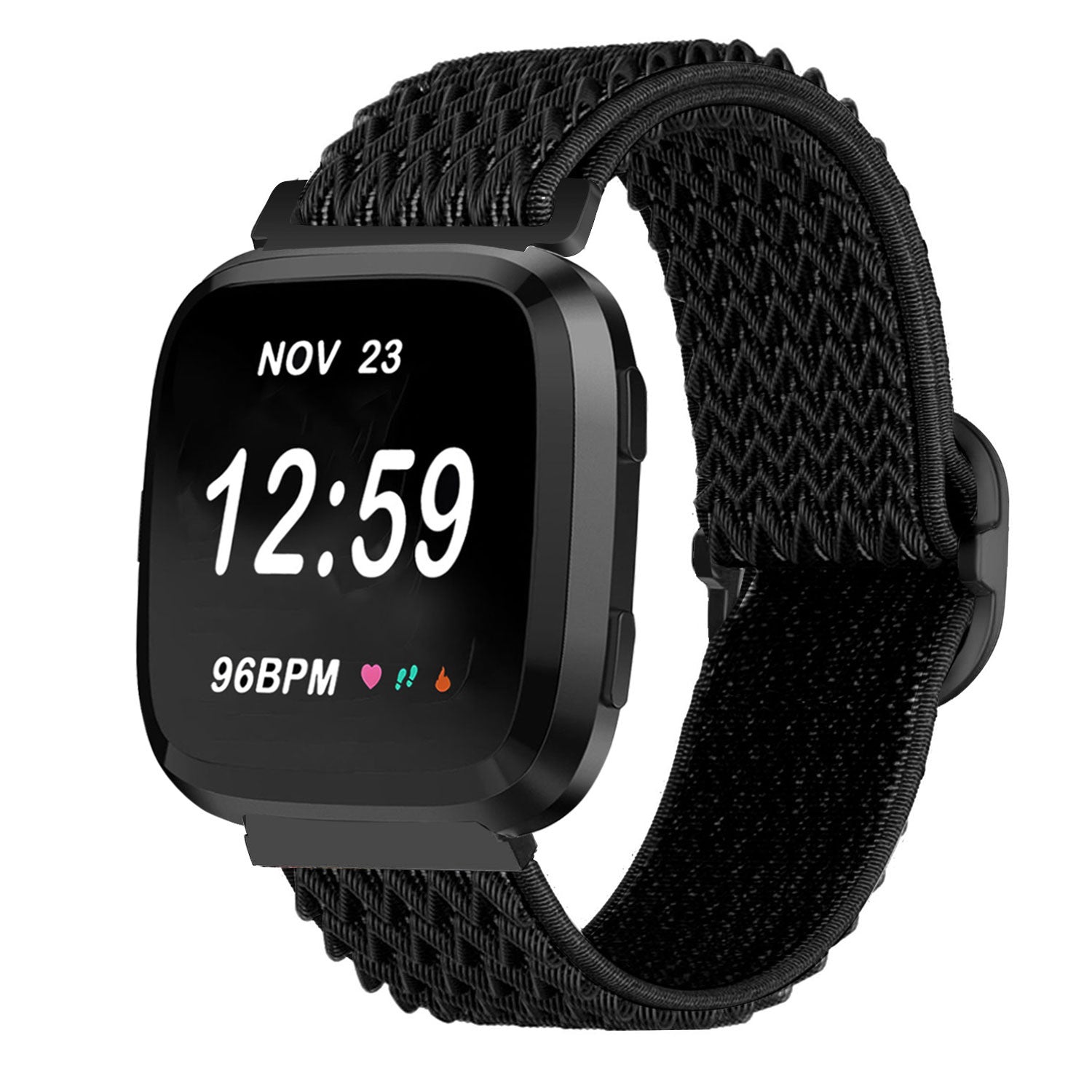 Fitbit Versa Versa Elastic Strap (Black)