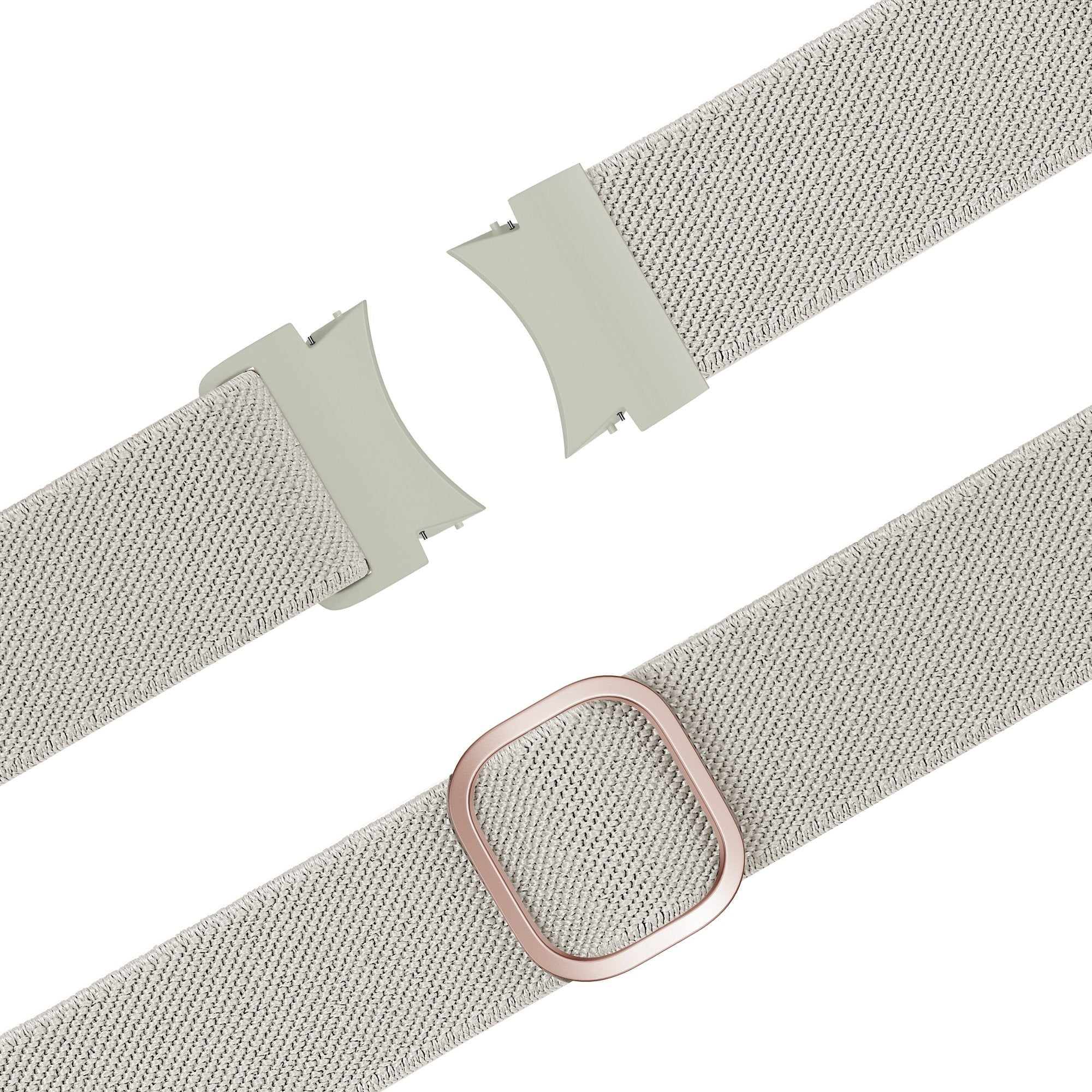 Bandz Samsung Galaxy Watch 6 - 44mm Elastic Strap 'Easy Fit' (Beige)