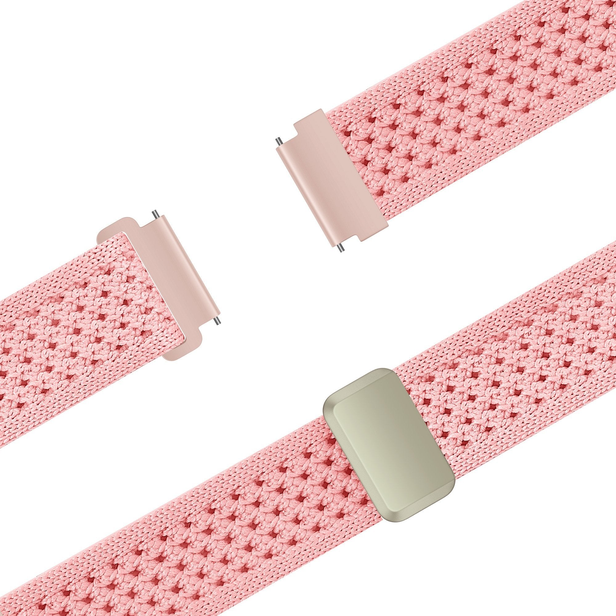 Bandz Garmin Forerunner 255s Vintage Nylon Strap (Pink)