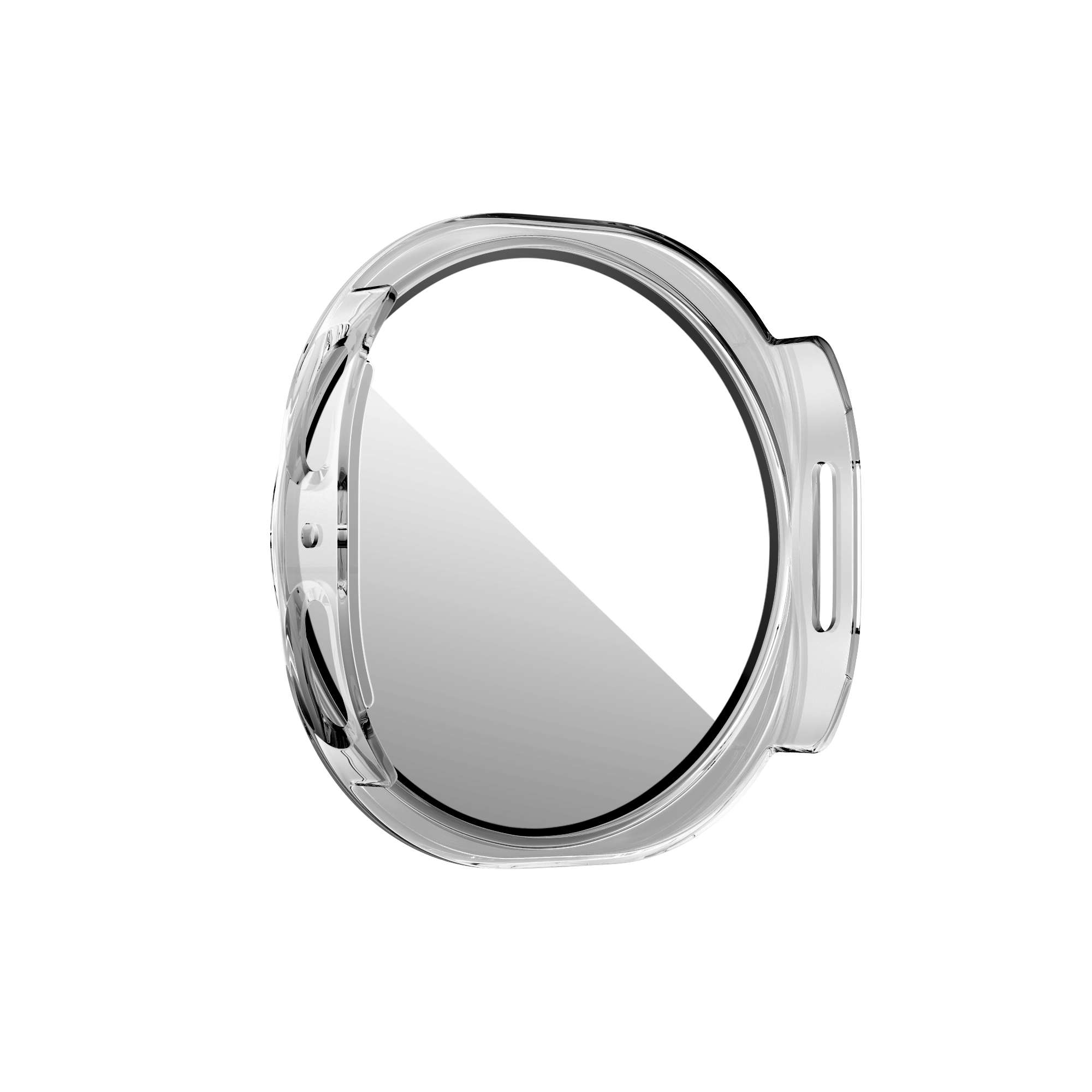 Bandz Samsung Galaxy Watch 8 - 44mm PC Cover with Glass (Transparent)