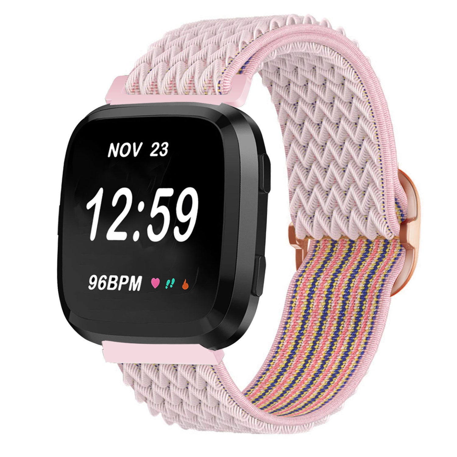 Fitbit versa 2 smartwatch pink sale