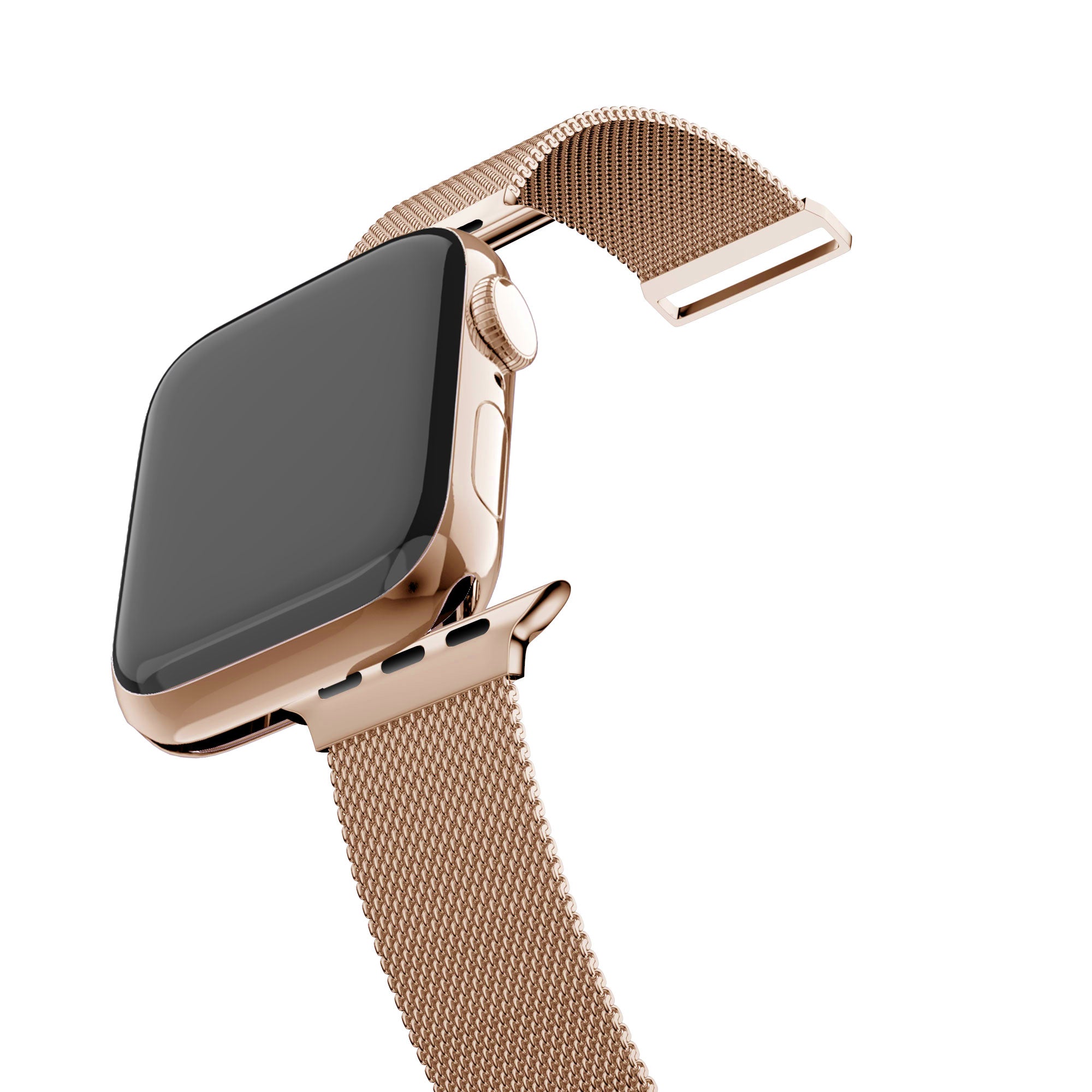Bandz Apple Watch Milanese Loop Strap (Rose Gold)