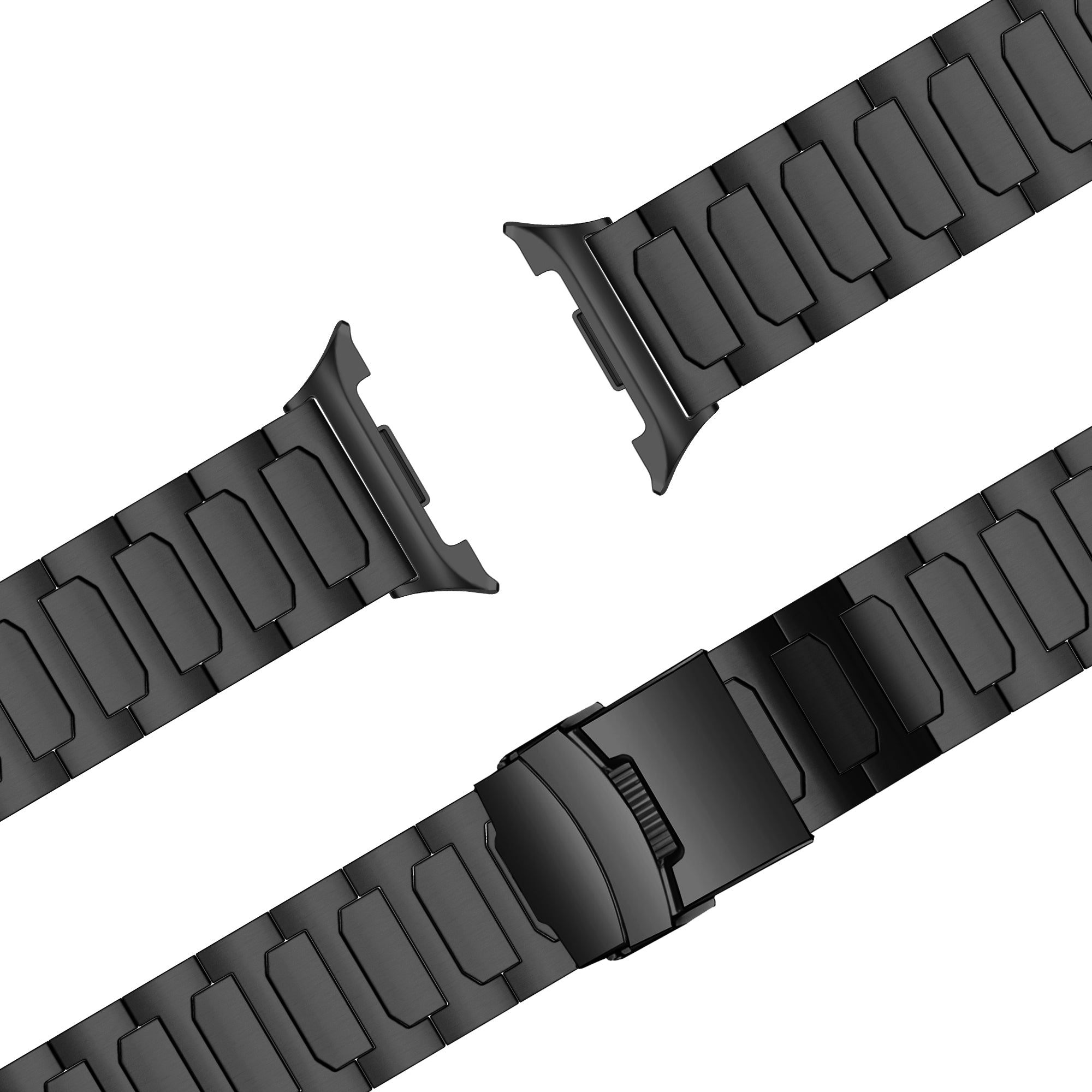 Bandz Samsung Galaxy Watch 8 - 44mm Titanium Strap 'Deluxe' (Black)