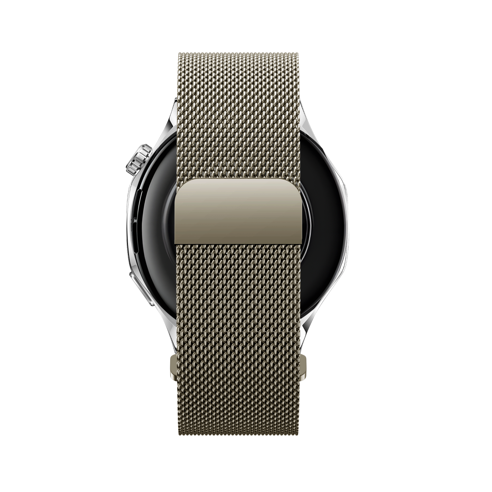 Bandz Amazfit Bip 6 'One Push' Milanese Strap (Titanium)