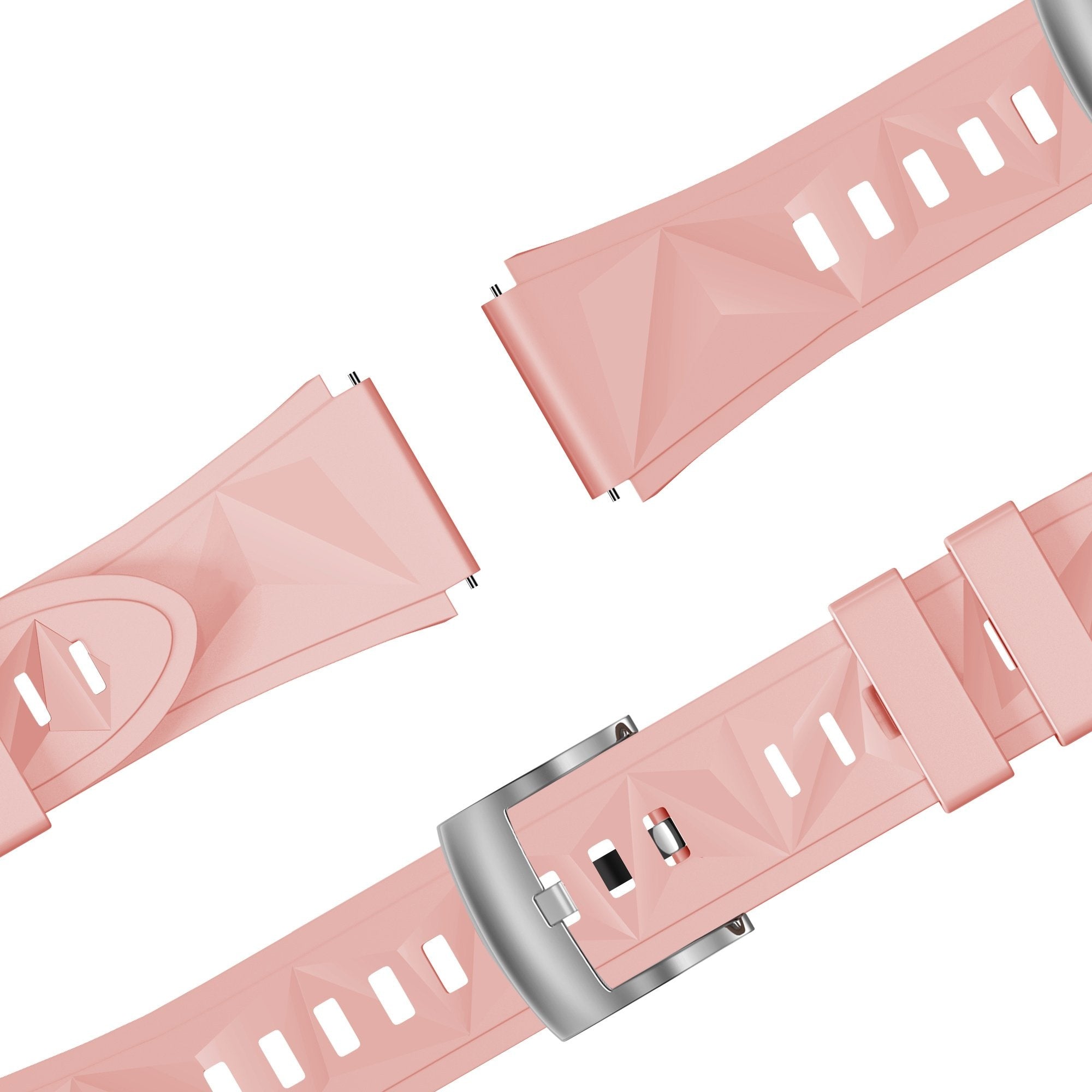 Bandz Withings ScanWatch Light Silicone Strap 'Easy Fit' (Pink)