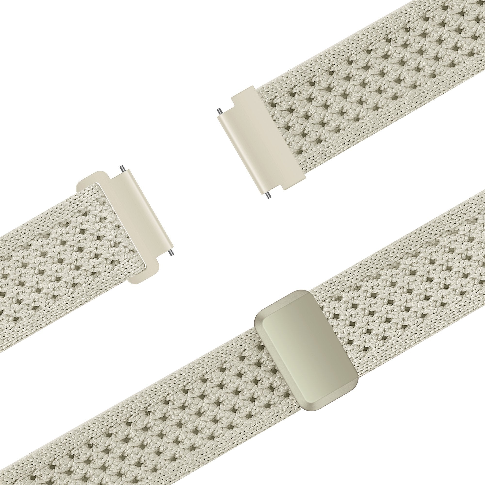 Bandz Garmin Vivomove Style Vintage Nylon Strap (Starlight)