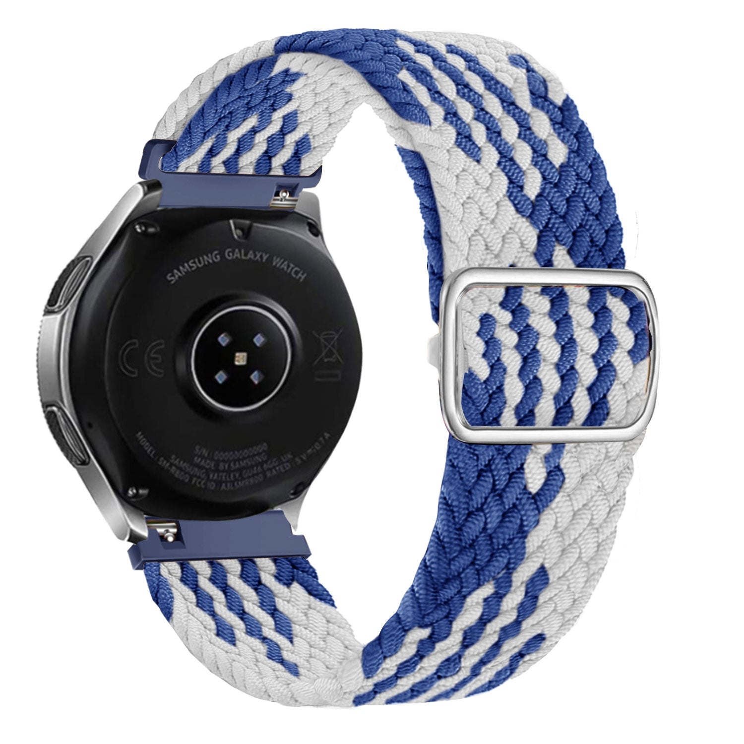 Amazfit GTS 4 Adjustable Braided Strap (Blue/White)