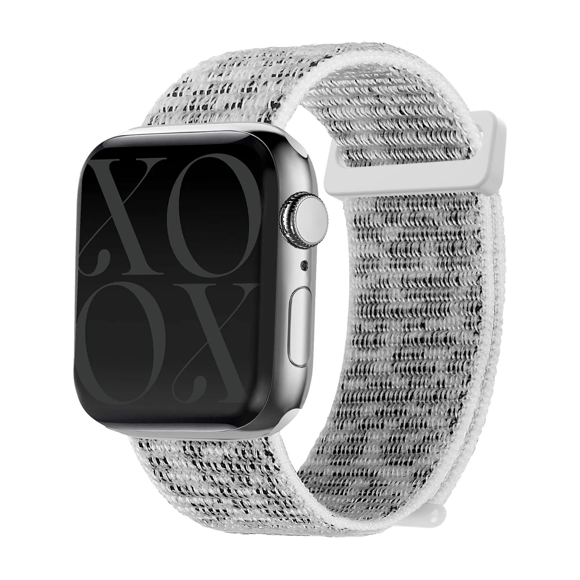 xoxo Wildhearts Apple Watch Nylon Strap (White Leopard)